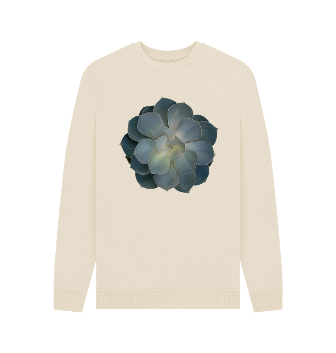 Oat Mens green ombr\u00e9 succulent sweatshirt.