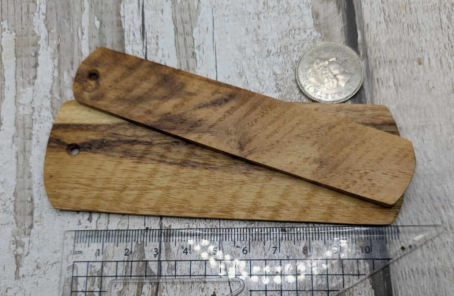 Laburnum wood bookmark.