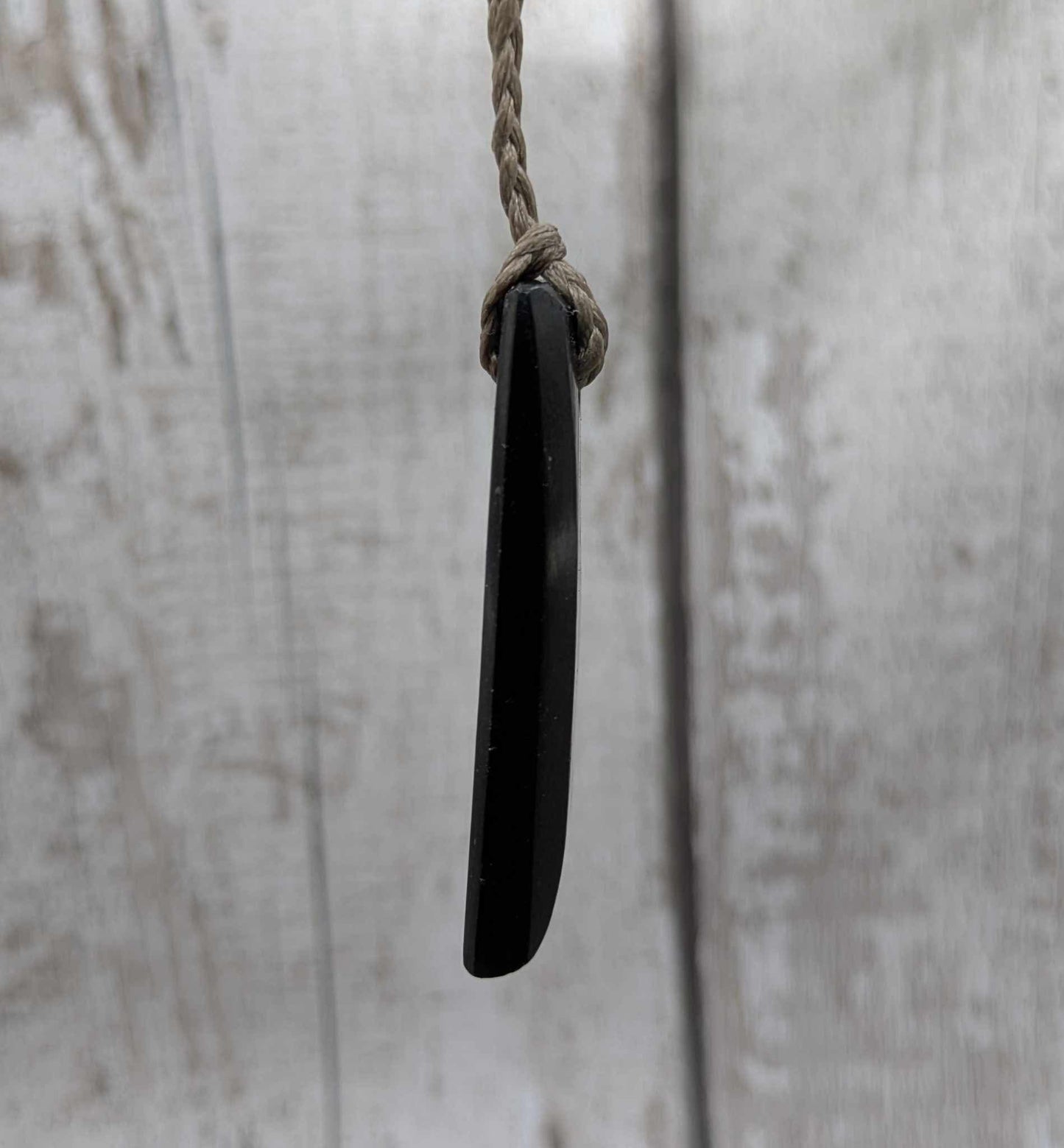 Sea coal Toki style pendant