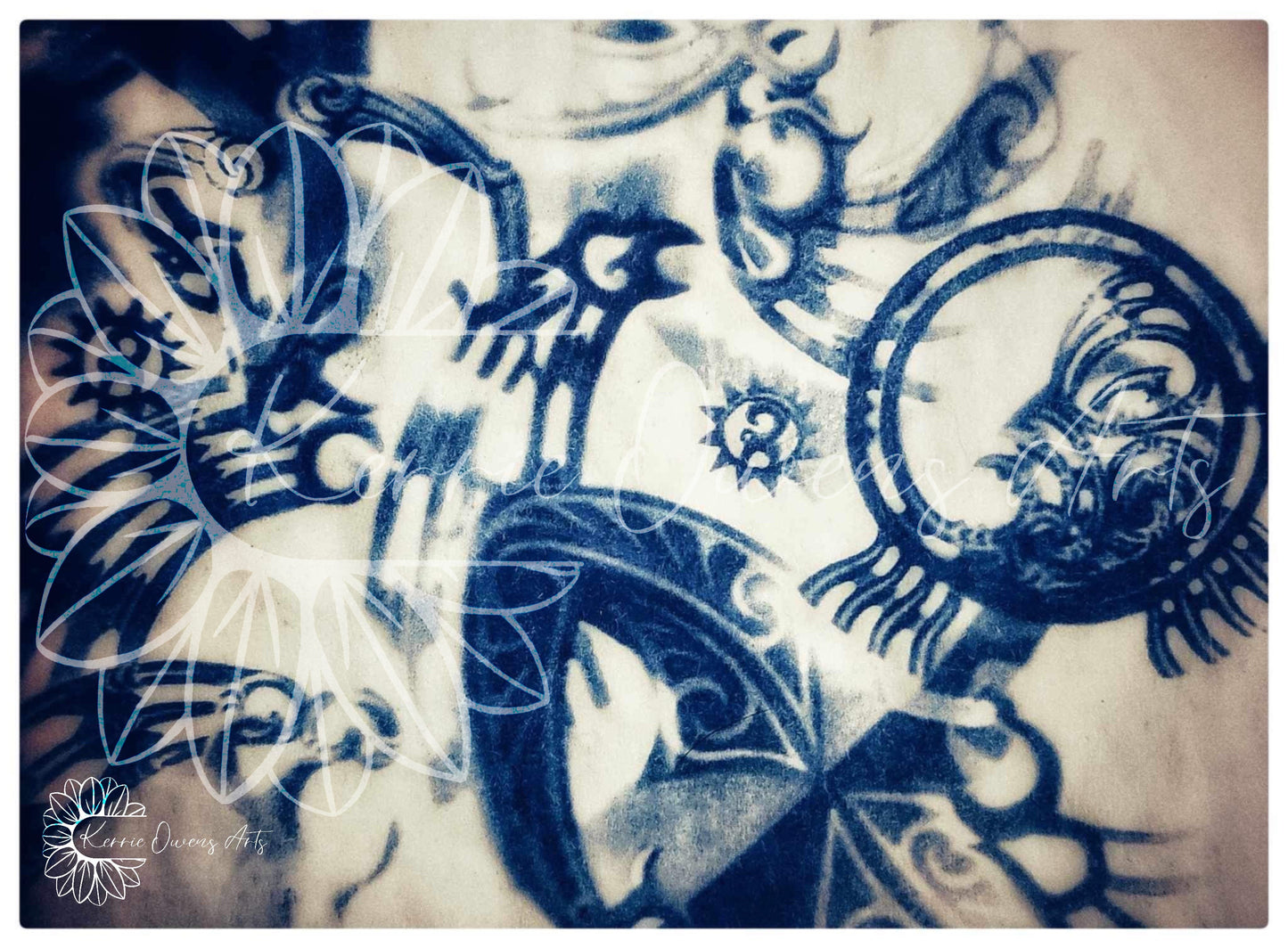 Taniwha chased ancestor, photographic print, digital download.