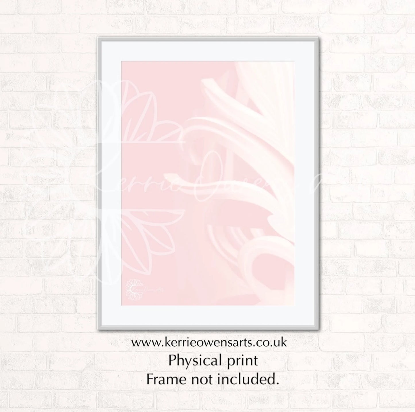 Wellington Māori ancestor in pink, poster print.