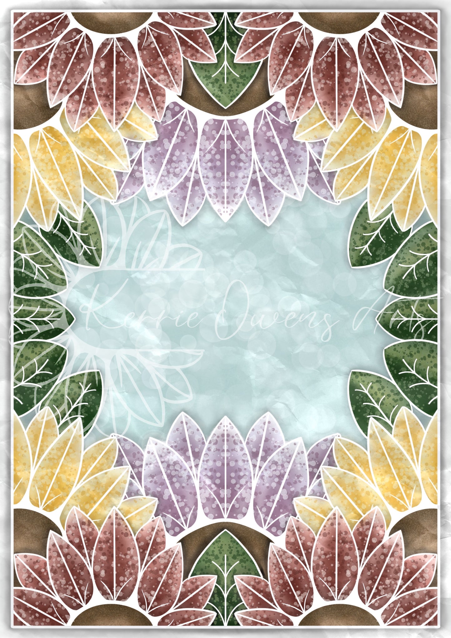 Sunflower framed digital download print.