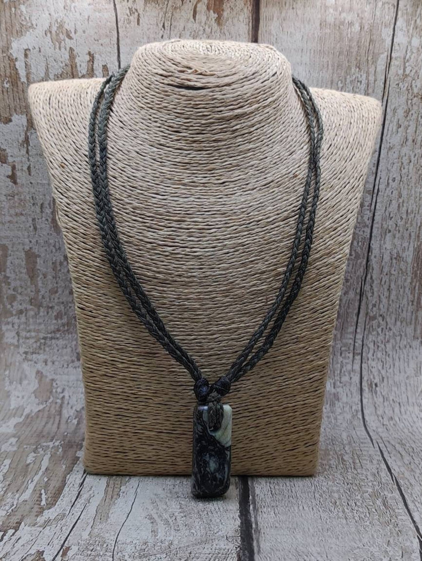 Fossil bedrock Hei Toki adze pendant