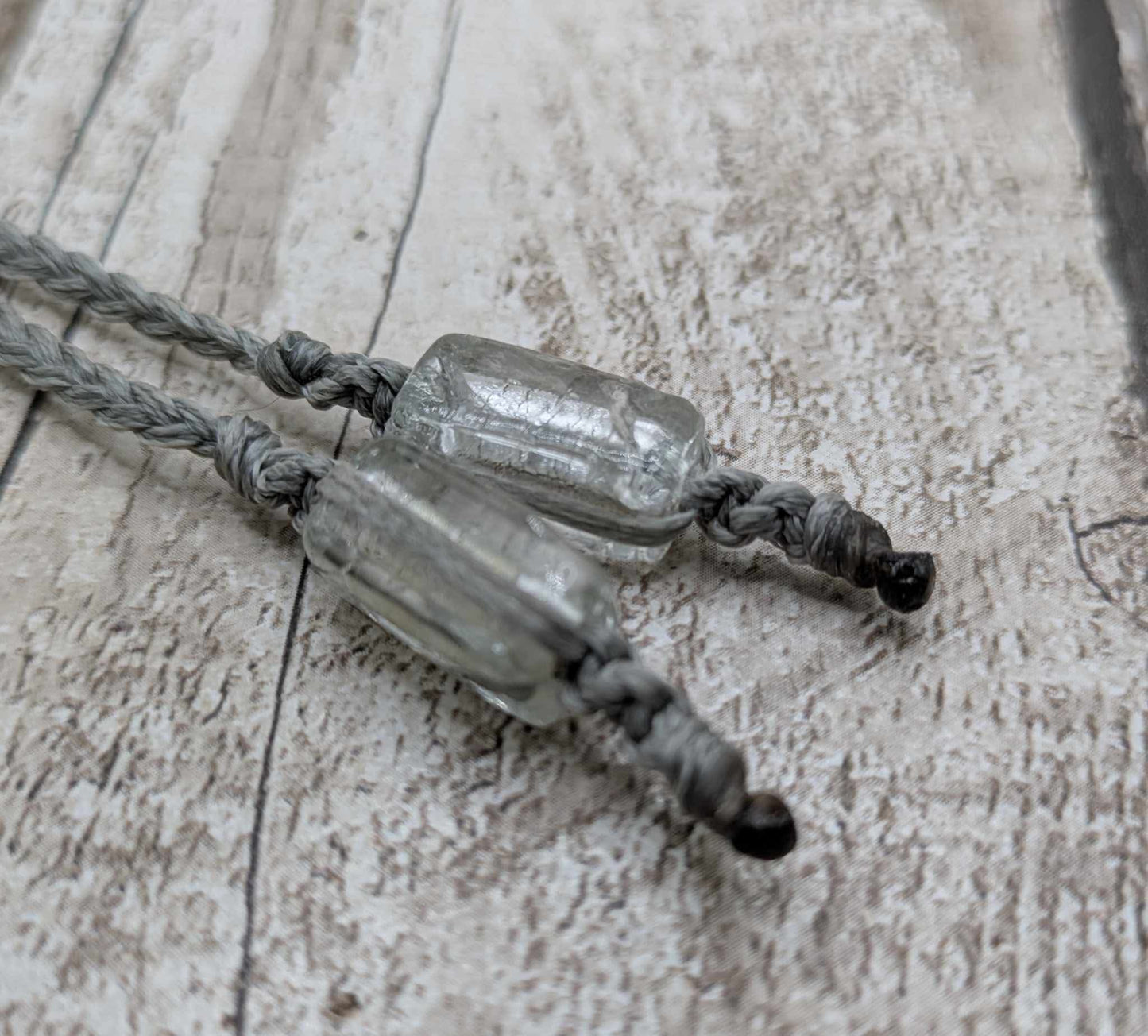 Glass bead bookmark tassel.