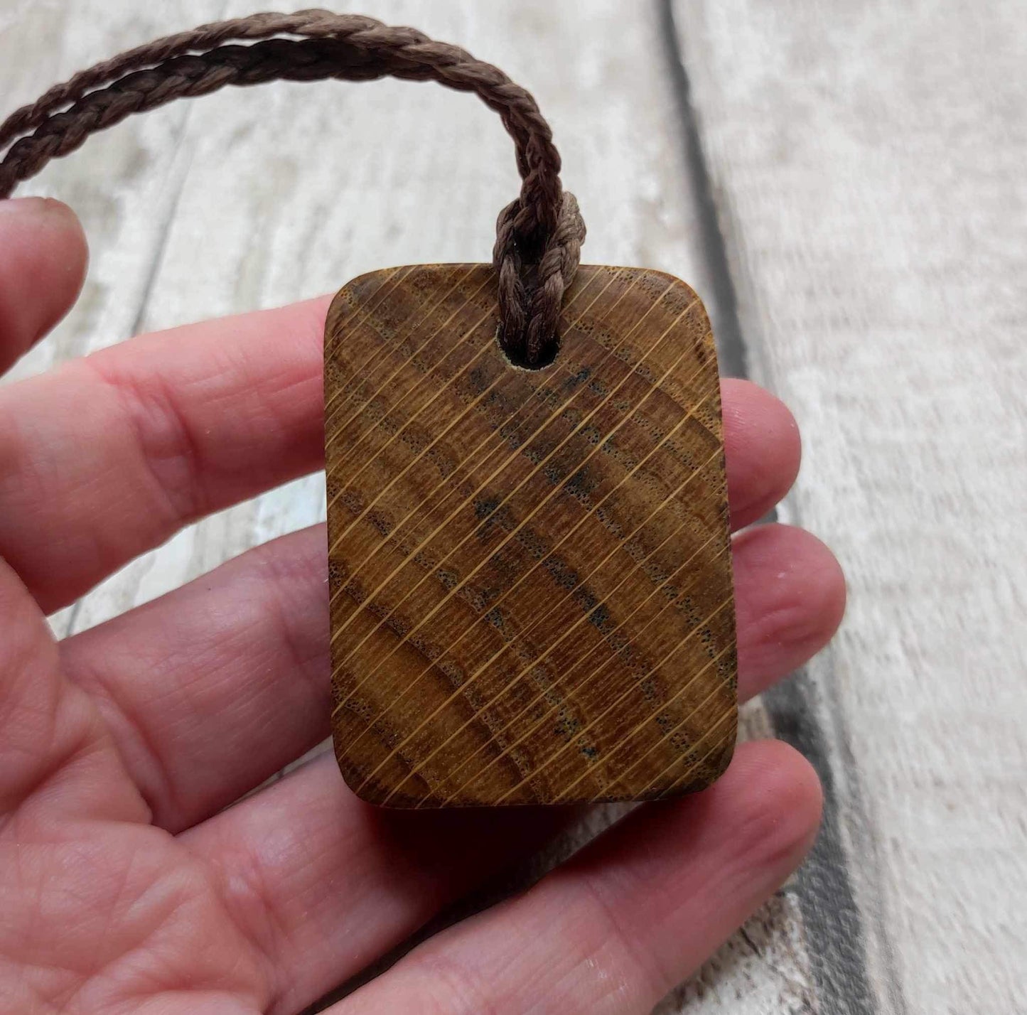 Oak wood sacral chakra and sunstone inlay.