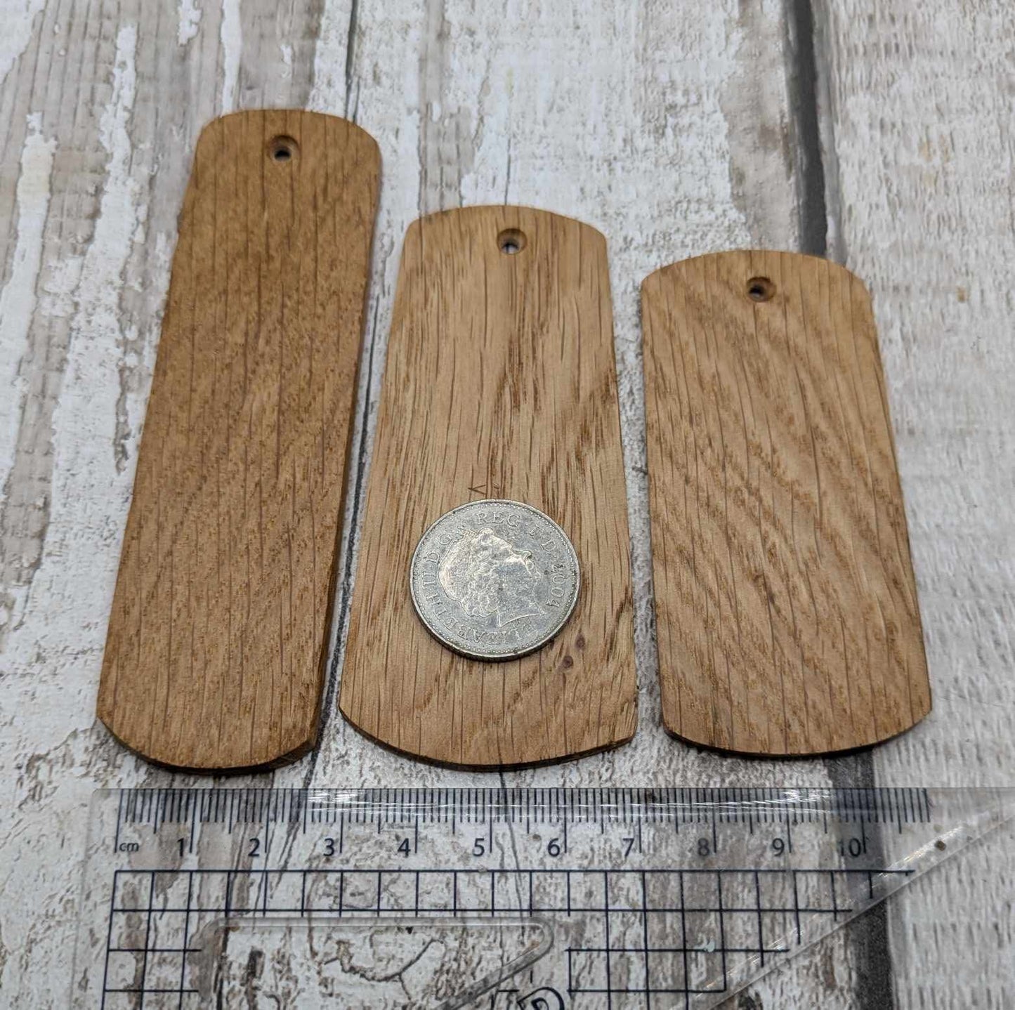 Oak wood book mark.