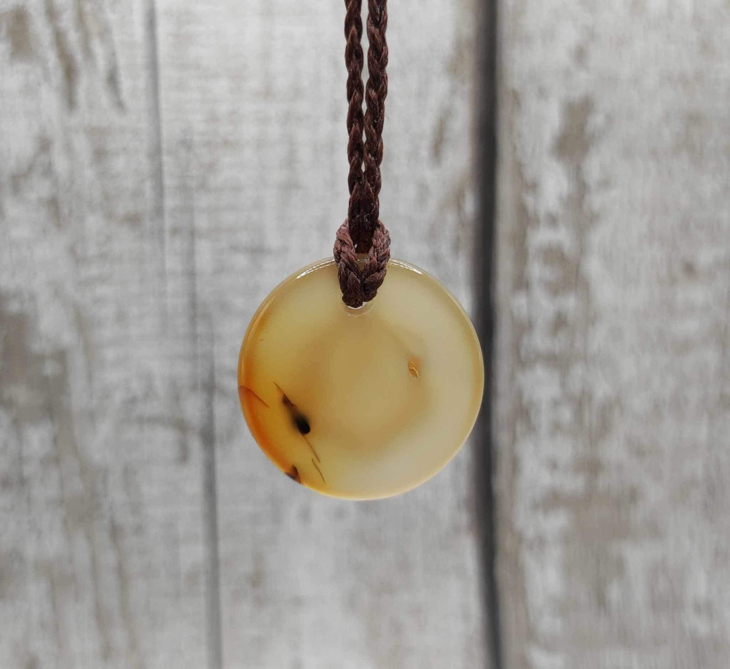 Sacred chakra, Swadhishthana carnelian unisex pendant.