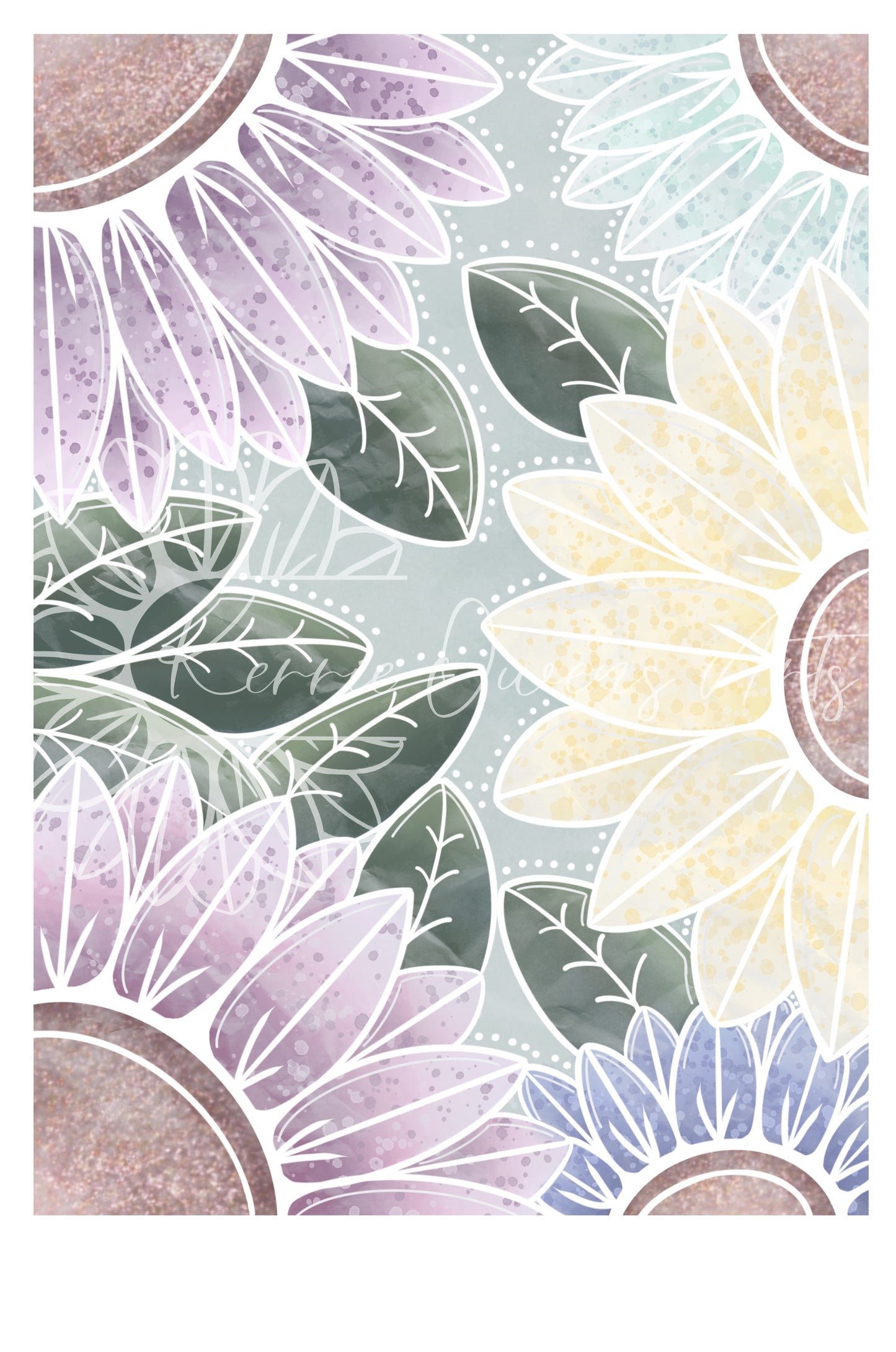 Into the flower garden, digital download, print.