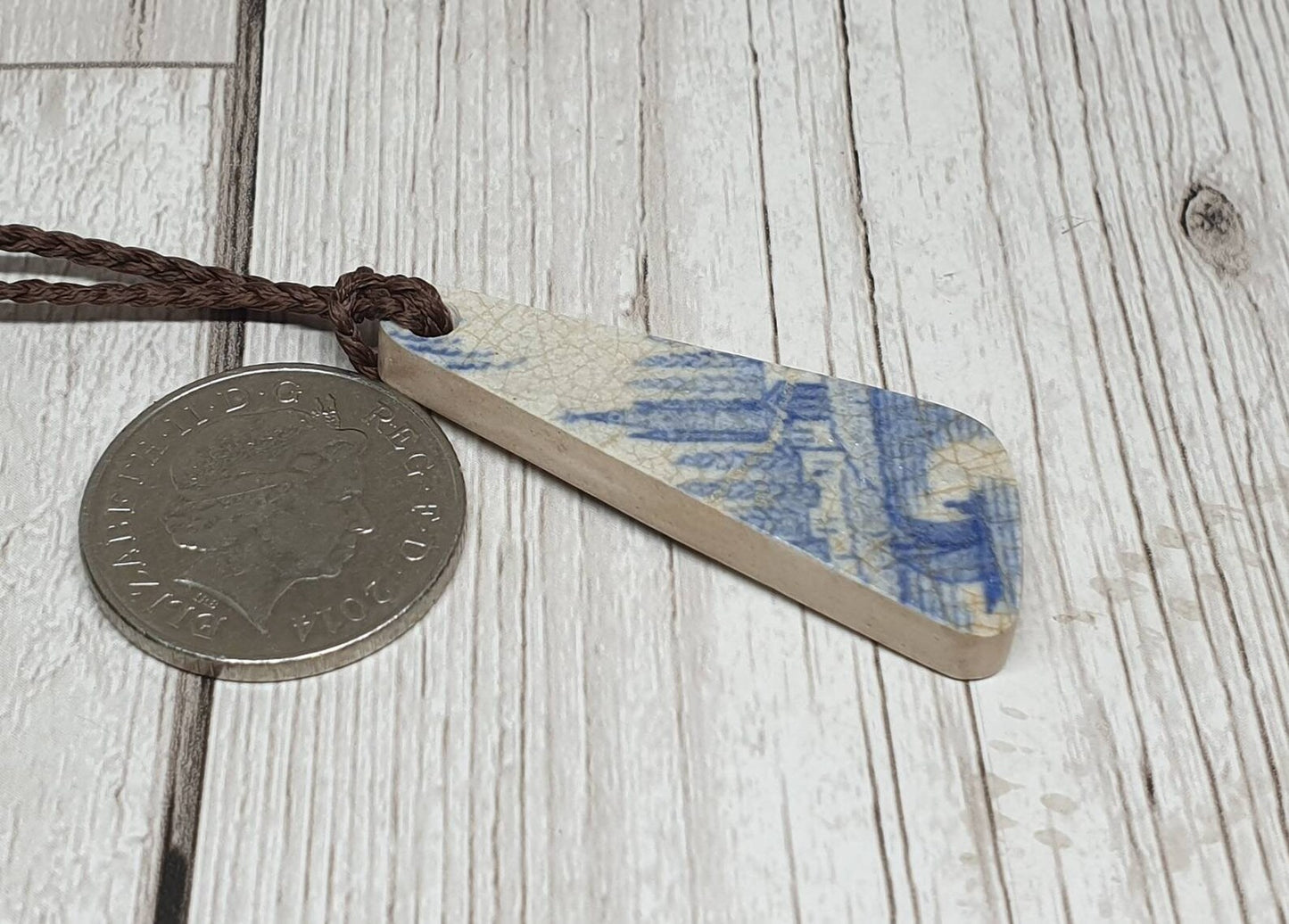 Beach Combed Pottery Roimata Pendant