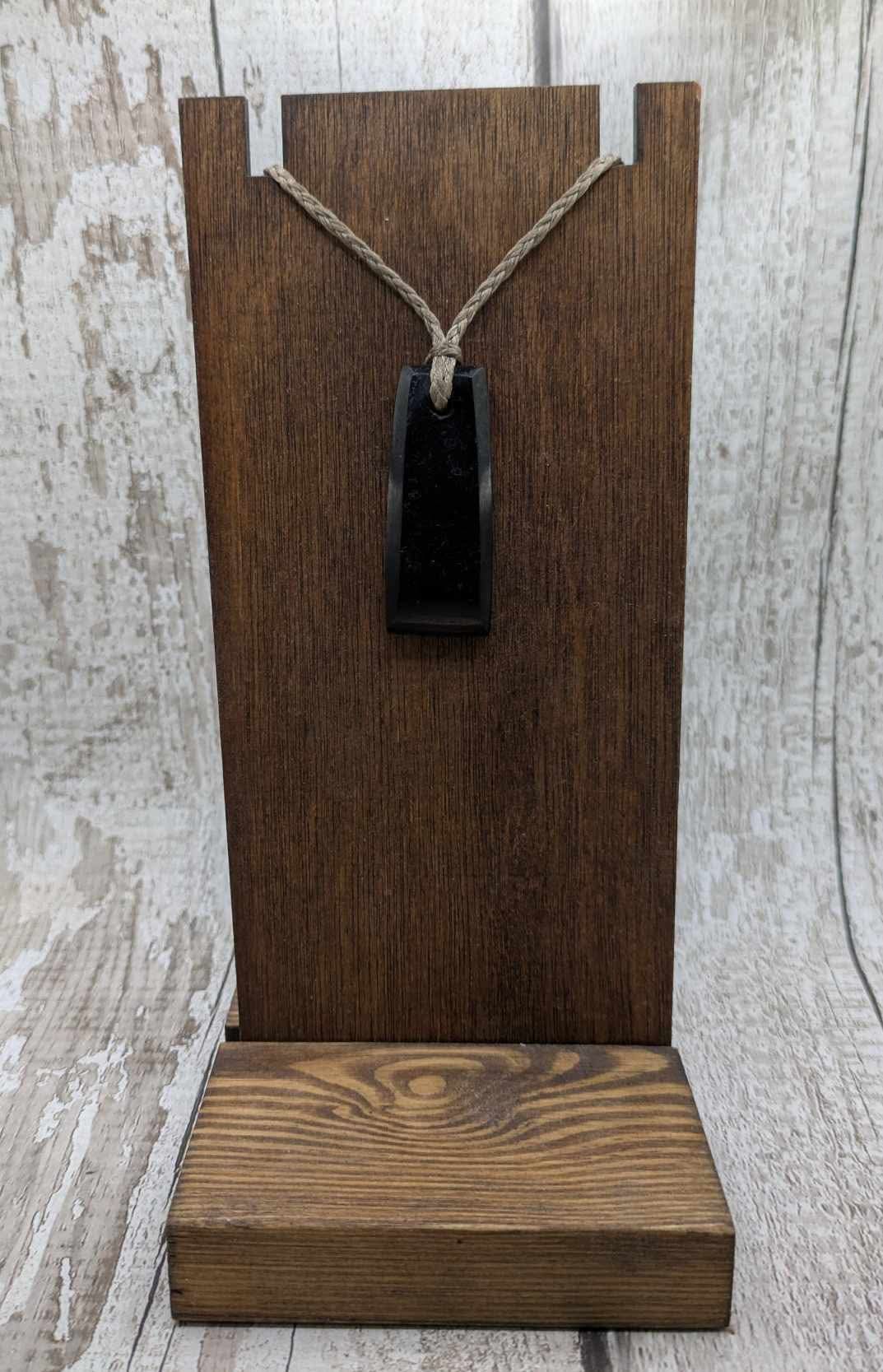 Sea coal Toki style pendant