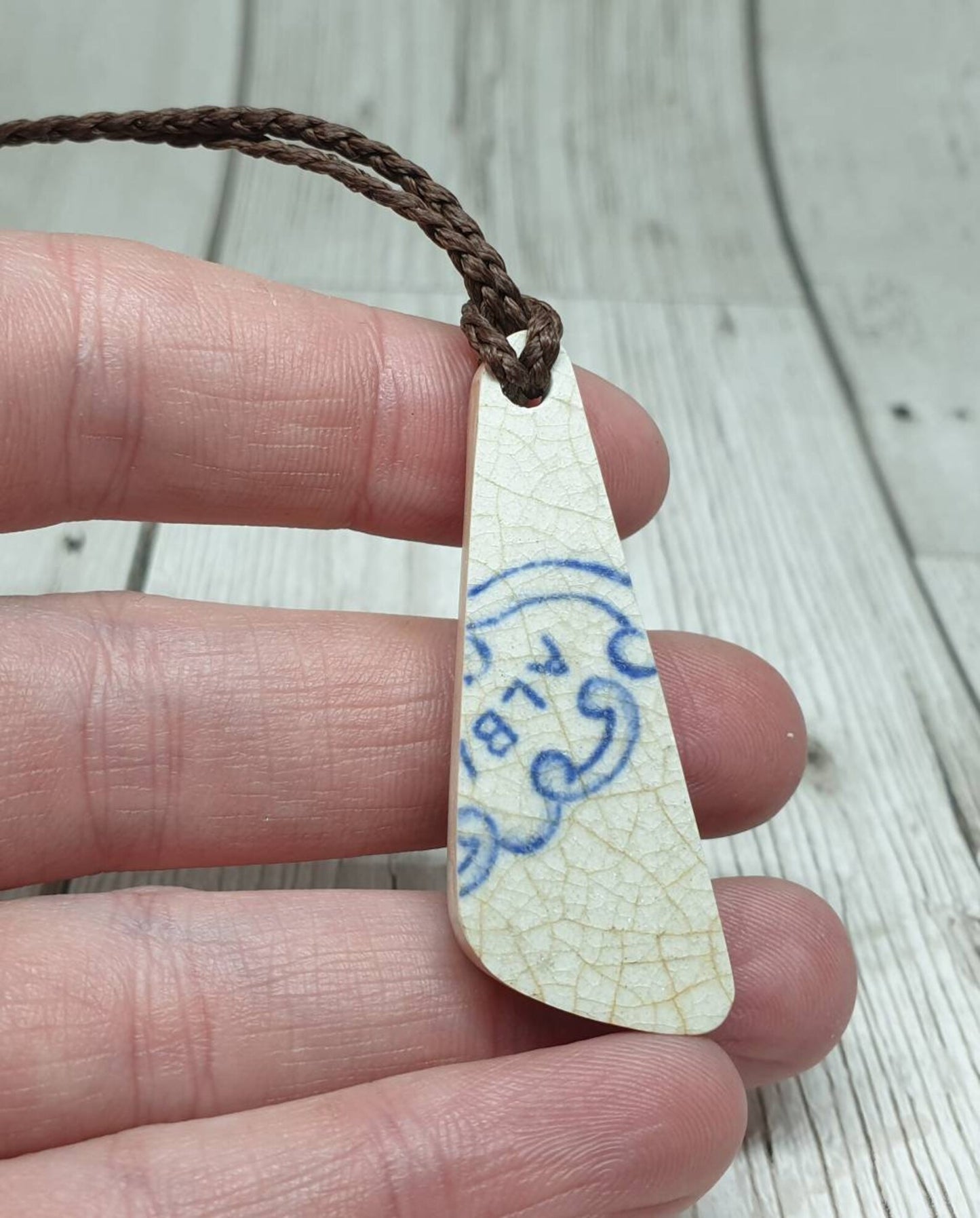 Beach Combed Pottery Roimata Pendant