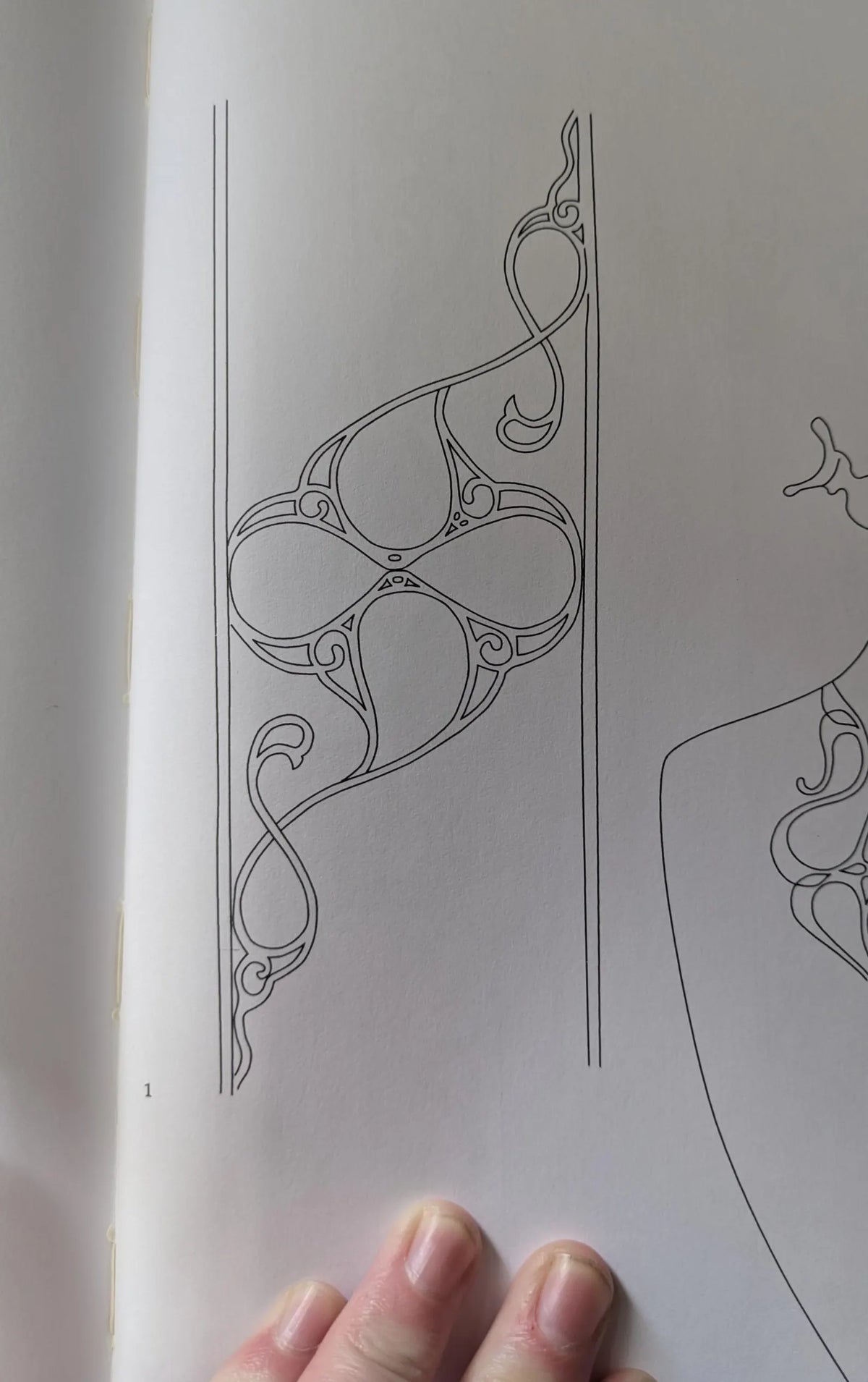Oak wood British museum Celtic pattern book design earrings with stainless steel findings.