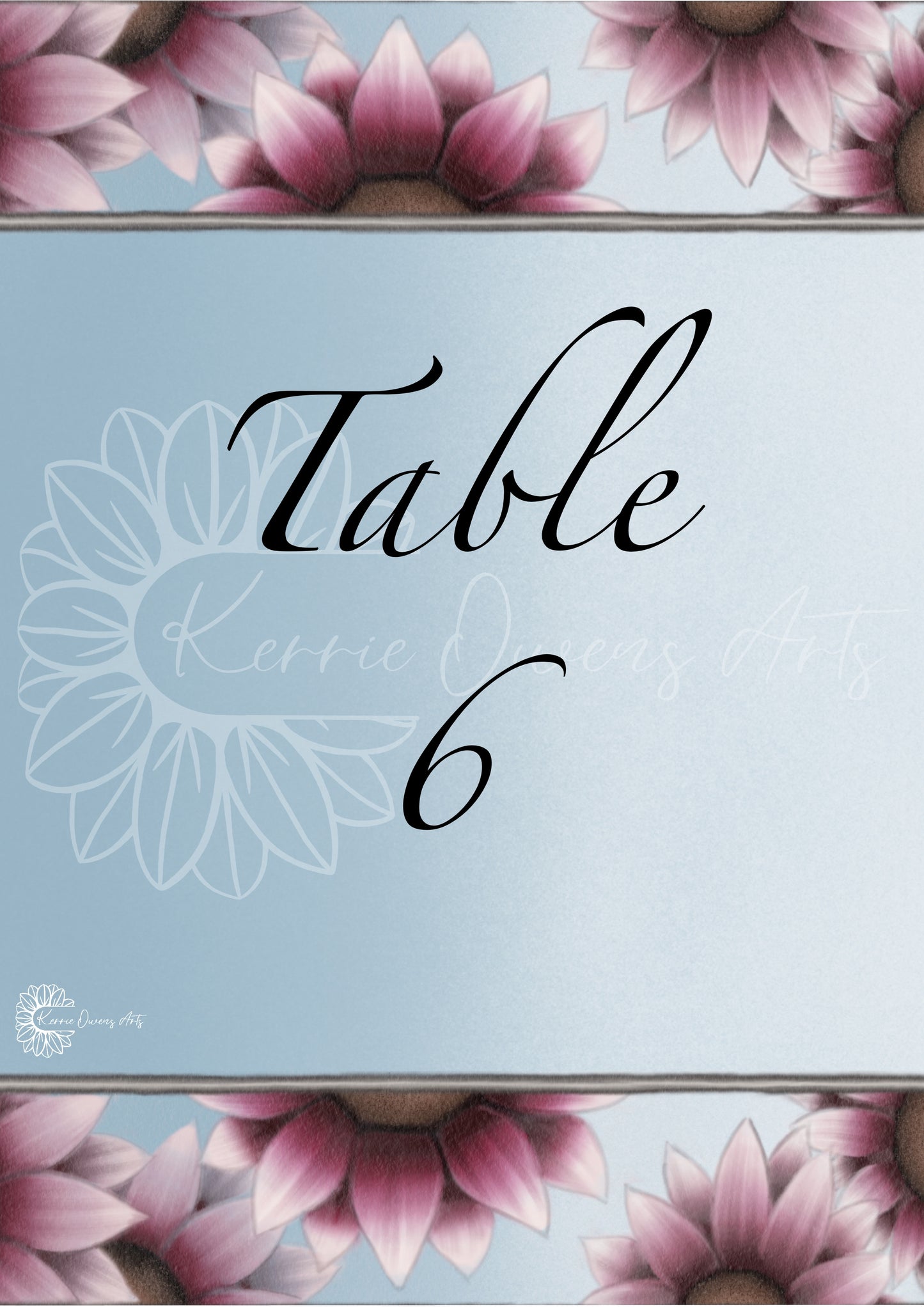 Magnolia sunflower, wedding/party invitation pack, digital download.