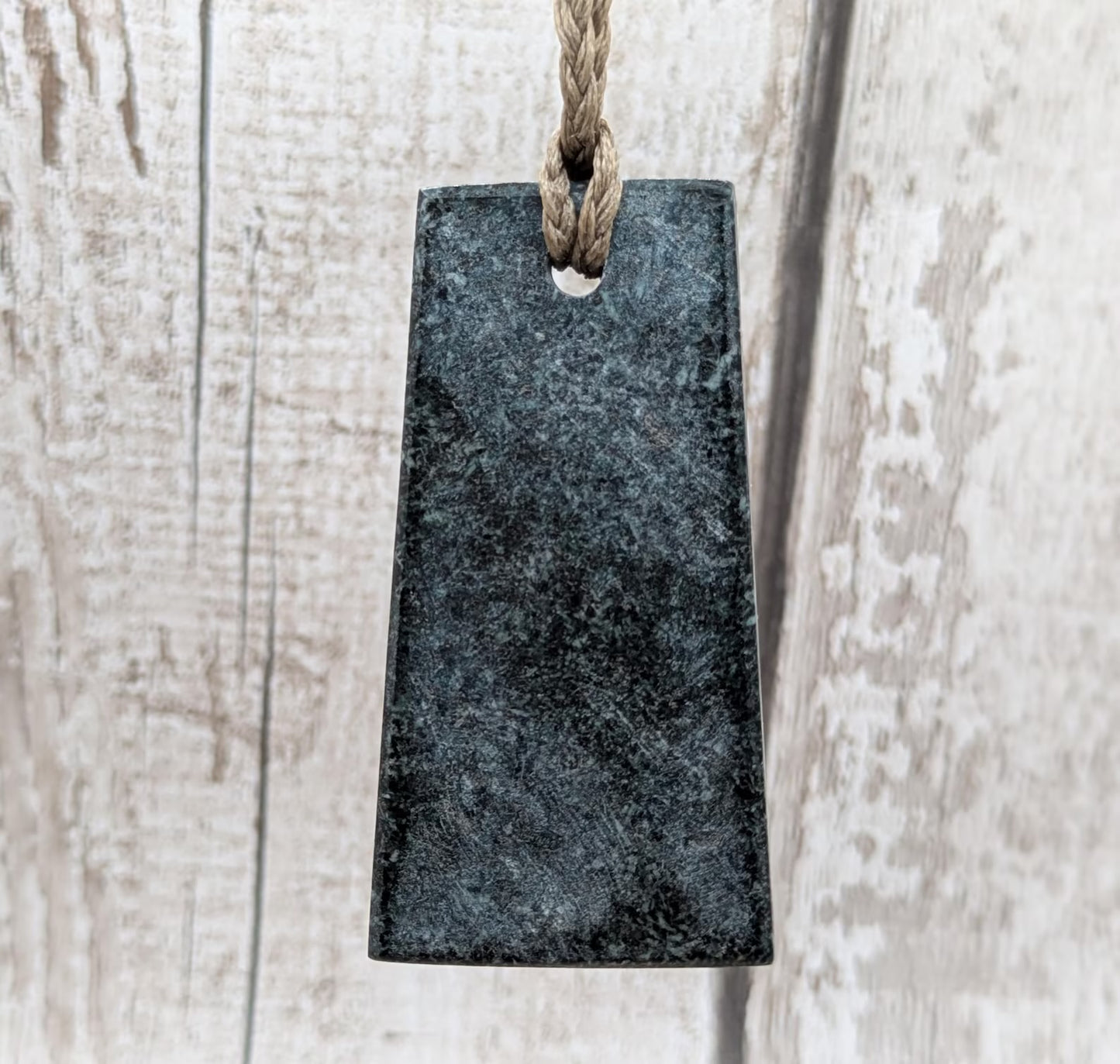 Preseli bluestone statement pendant with Avebury sarsen inlay.