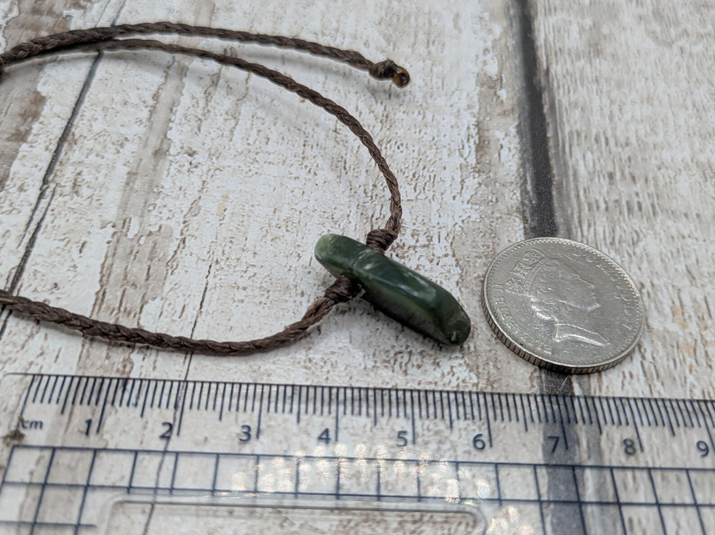New Zealand Pounamu jade Adjustable bracelet.