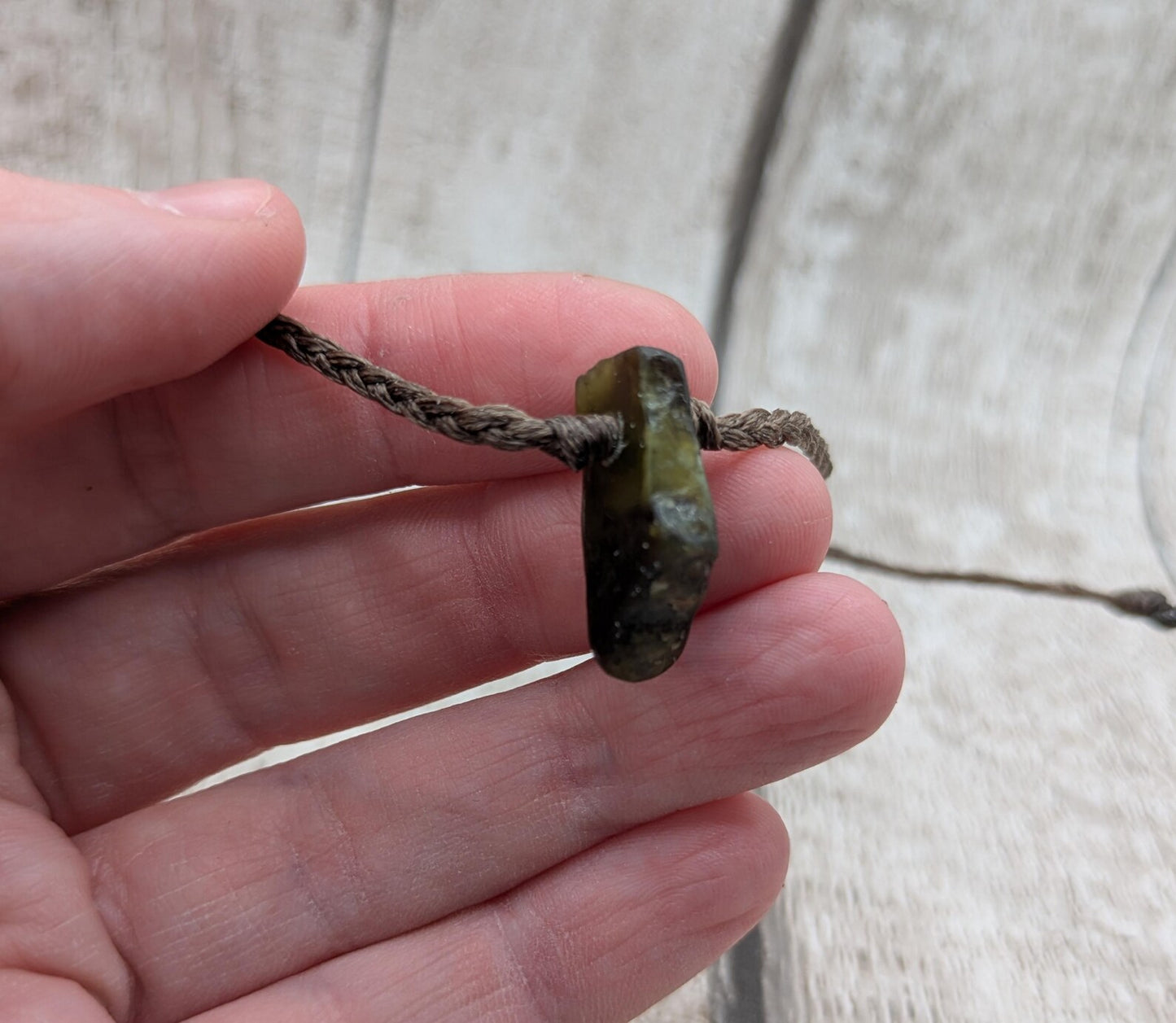 New Zealand Pounamu greenstone Jade adjustable bracelet.