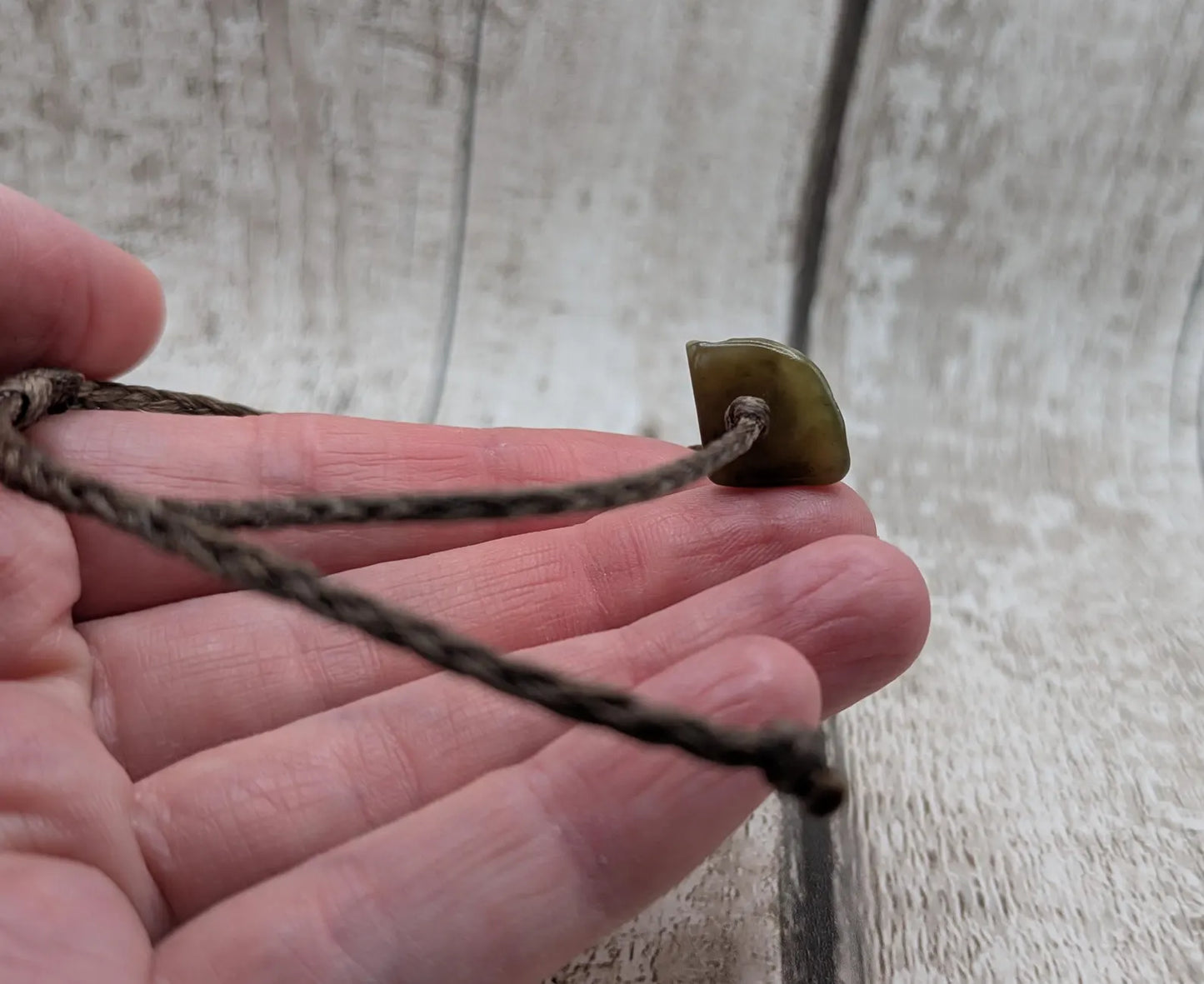 New Zealand Pounamu greenstone jade adjustable bracelet
