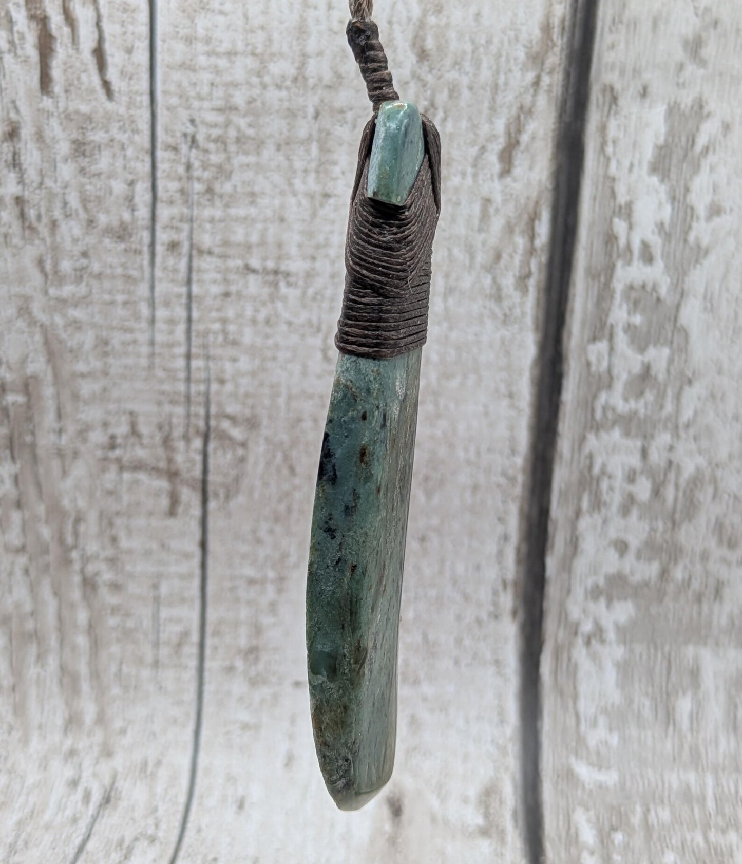 Traditional Hei Toki Pounamu Jade Pendant | Raw-Backed traditional Greenstone Adze Necklace | Māori Symbol of Strength & Mana.