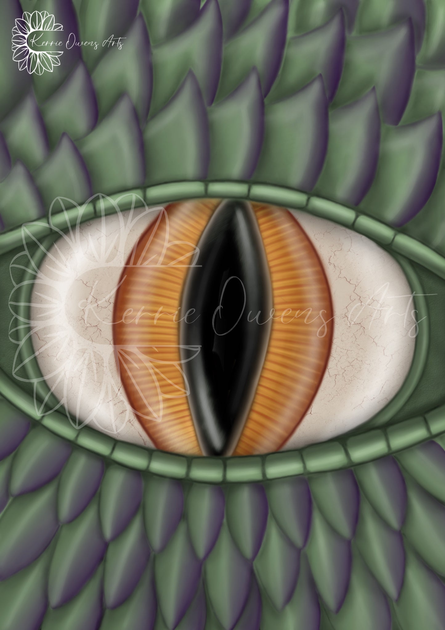 Eye of the monster poster print