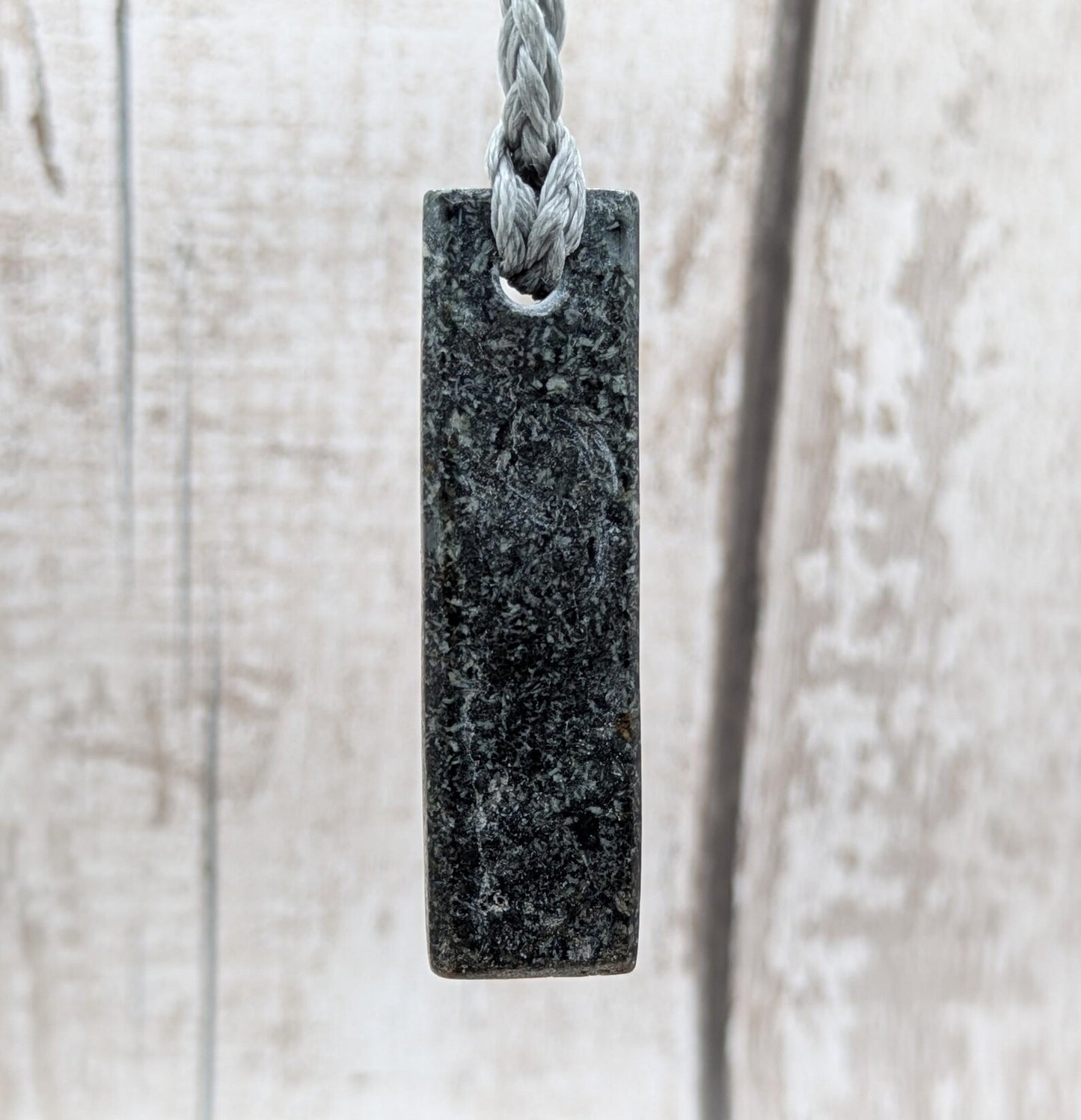Preseli Bluestone stonehenge Pendant Hei Toki adze - Sacred welsh Stone Jewellery, Handcrafted Māori inspired Talisman, Raw Pagan Amulet.