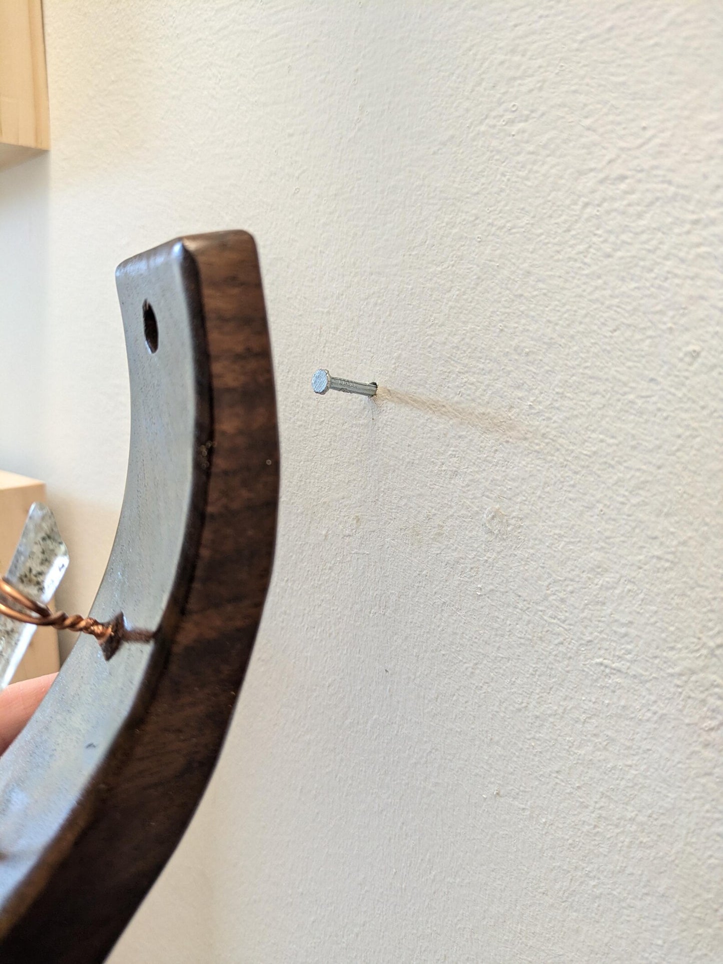 Walnut woodland Tibetan quartz incense holder.
