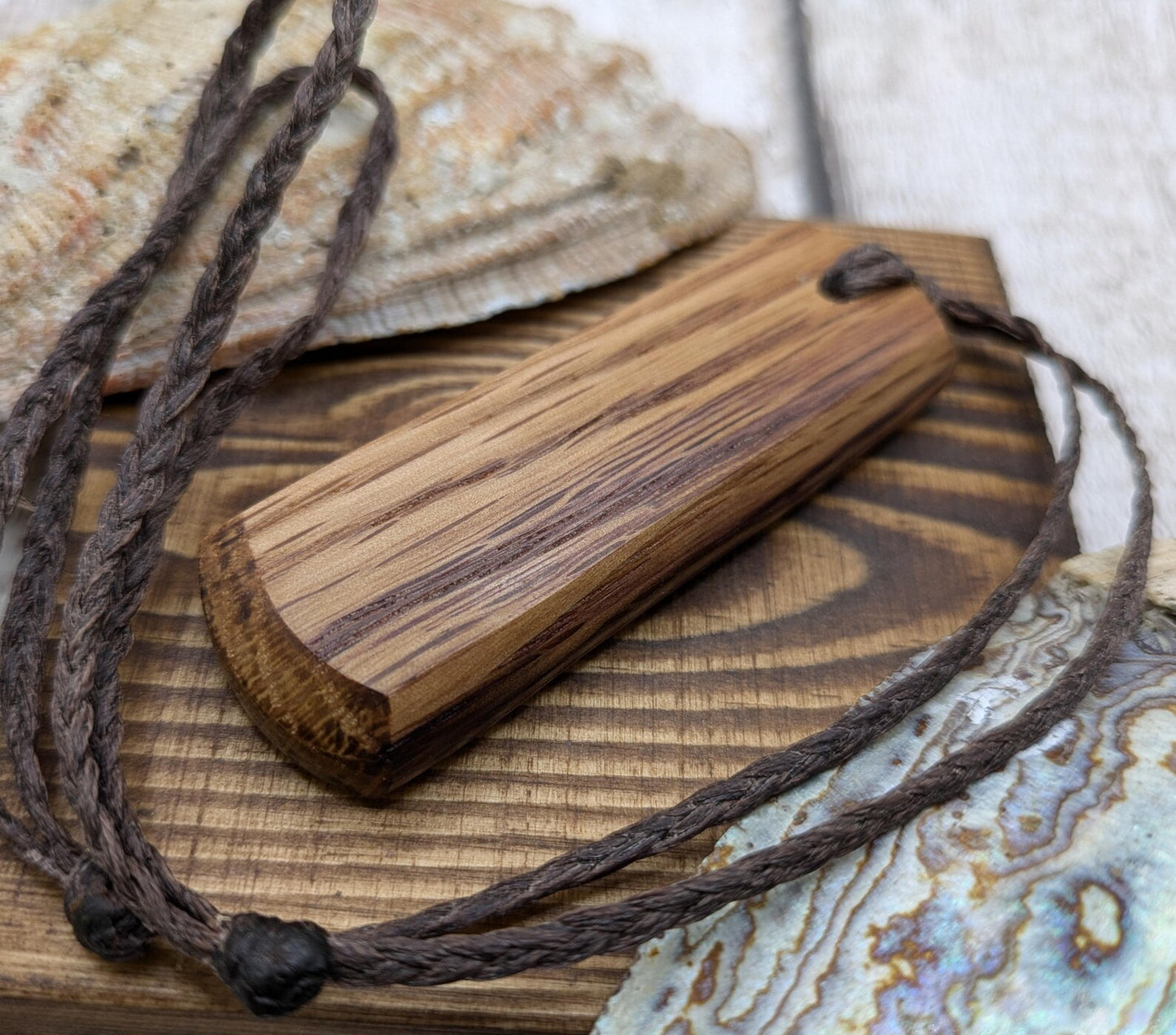 Whiskey barrel Oakwood Toki style pendant.