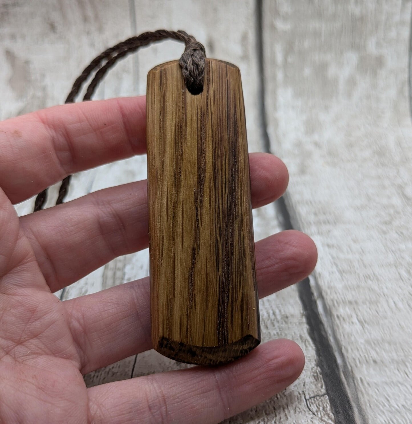 Whiskey barrel Oakwood Toki style pendant.