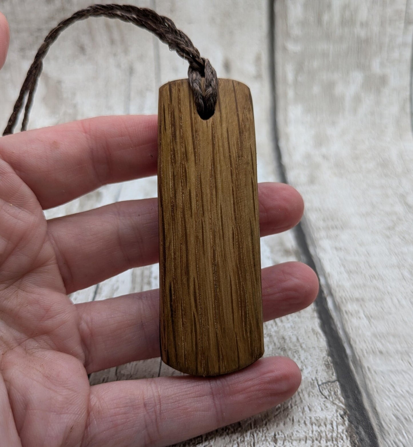 Whiskey barrel Oakwood Toki style pendant.