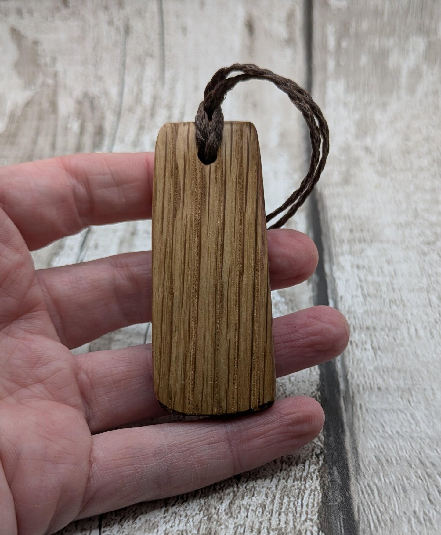 Whiskey barrel oak Cassiopeia constellation pendant.