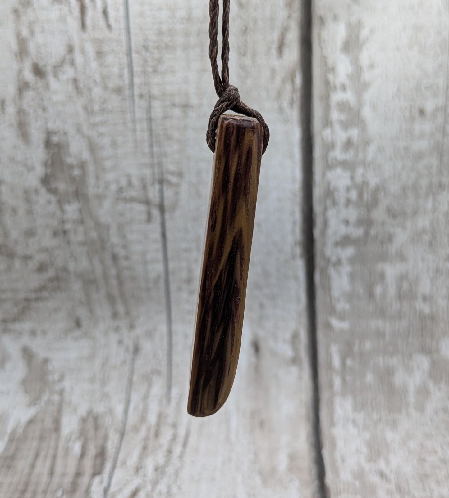 Whiskey barrel oak Cassiopeia constellation pendant.