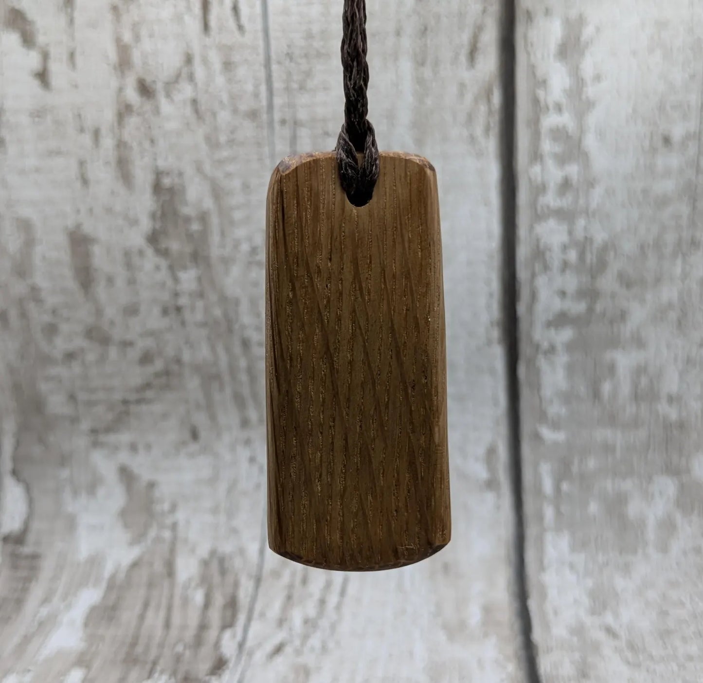 Whiskey oak barrel Cassiopeia constellation pendant.