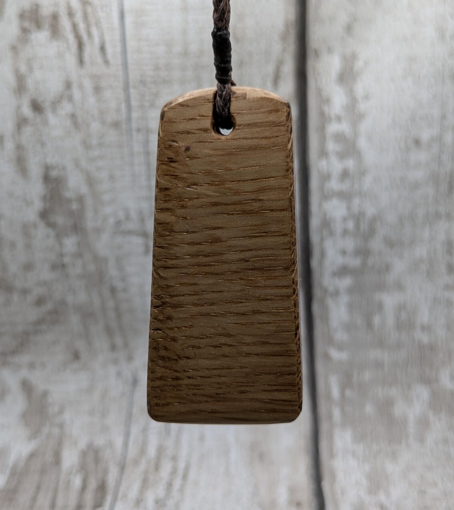 Whiskey barrel oak wood Pleiades star cluster constellation pendant.