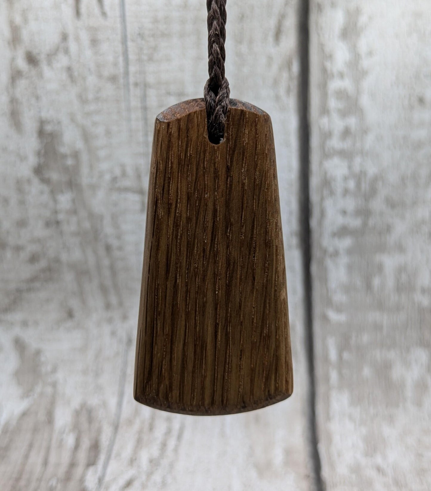 Whiskey barrel oak Pleiades star system pendent.