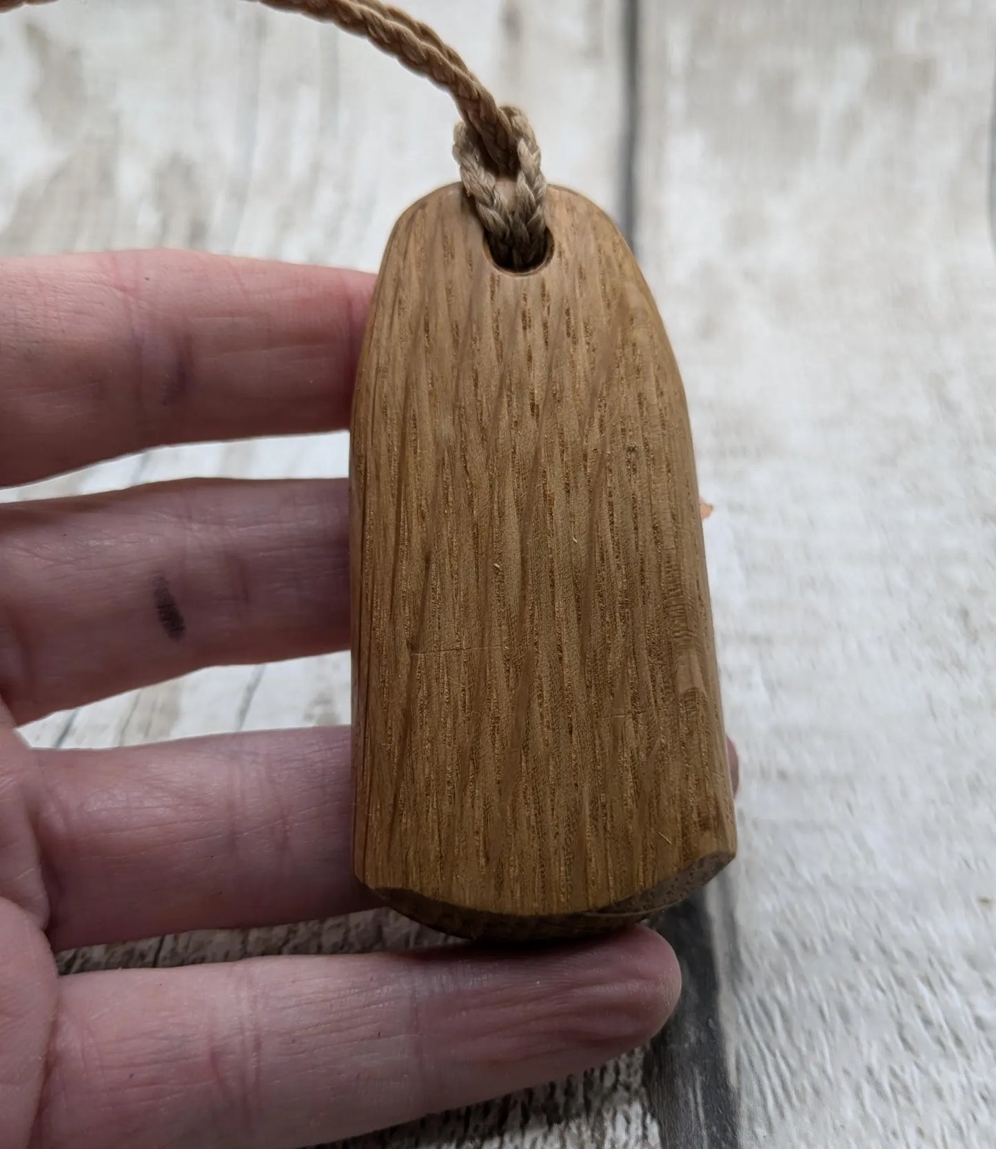 Whiskey barrel oak wood pendant Pleiades star constellation.
