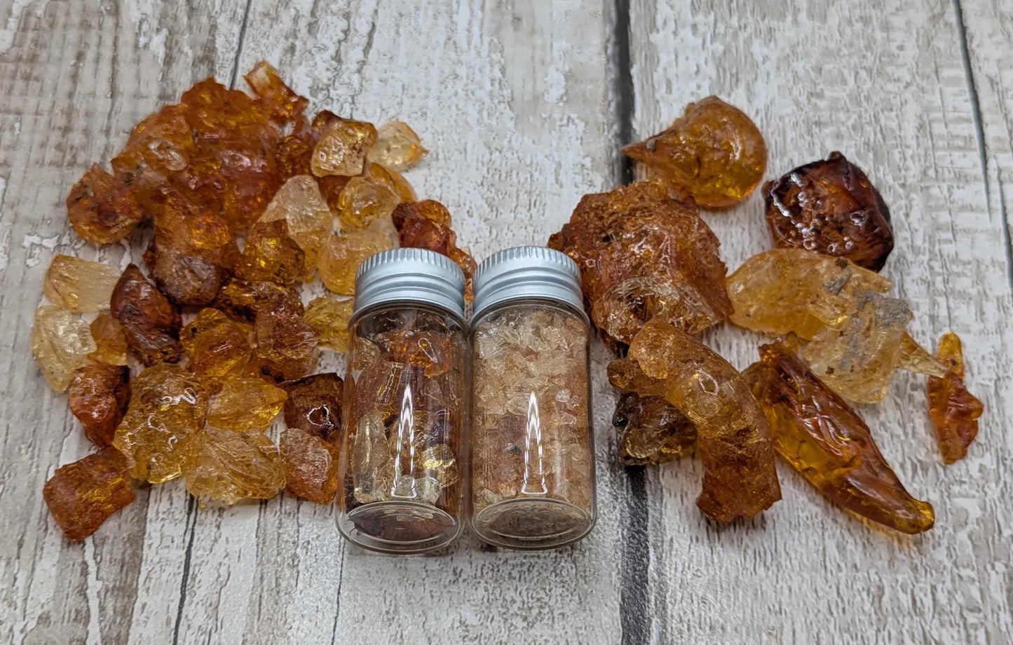 Cherry tree copal amber, natural resin sap, small chunks for spell work, ritual, inlay or craft.