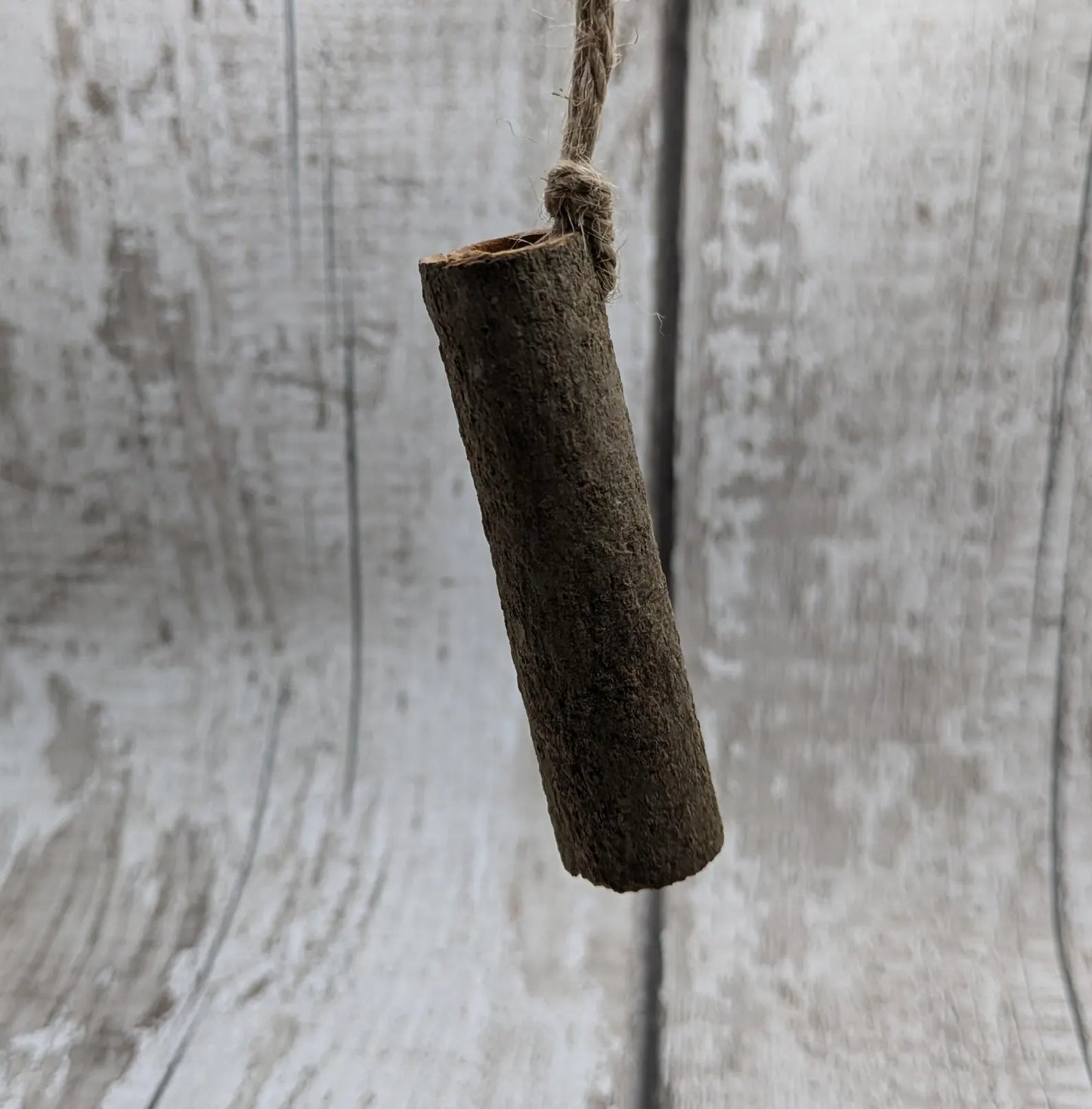 Cinnamon rolled hanging decoration.