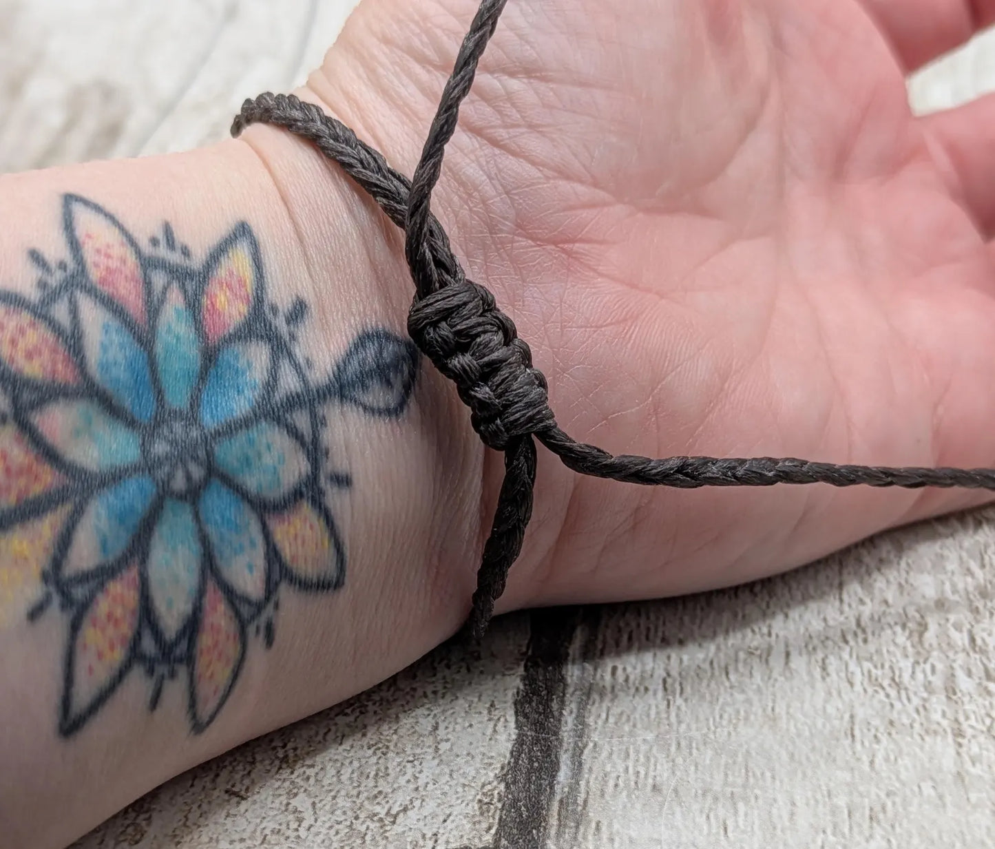 Tumbled New Zealand jade Pounamu greenstone Adjustable bracelet.