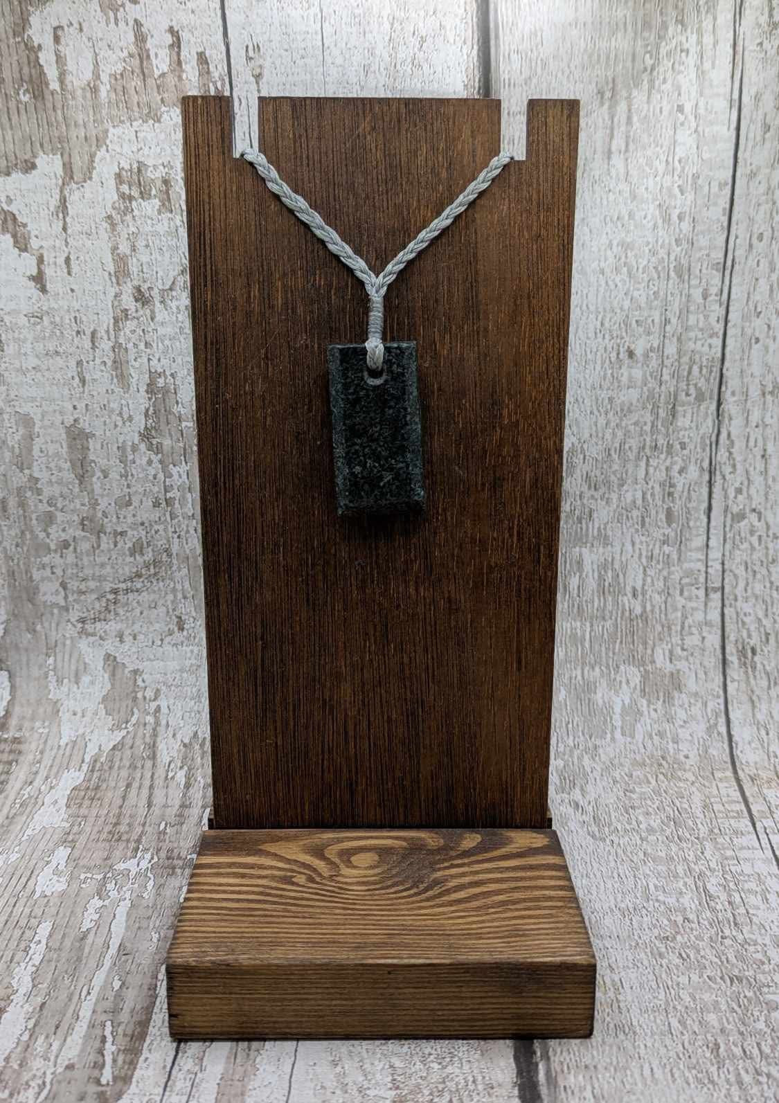 Preselli “Stonehenge” bluestone, Hei Toki adze styled pendant.