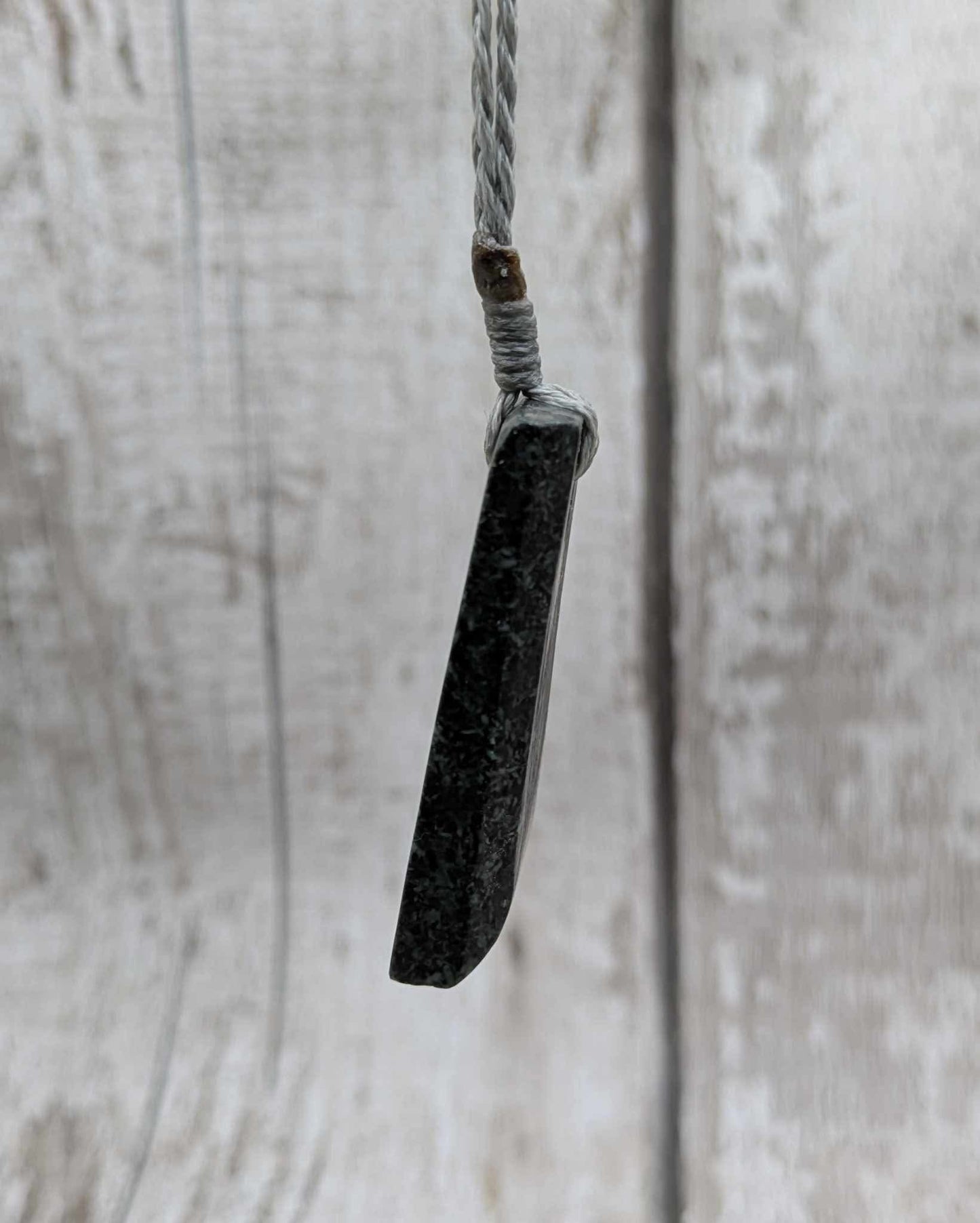 Preselli “Stonehenge” bluestone, Hei Toki adze styled pendant.
