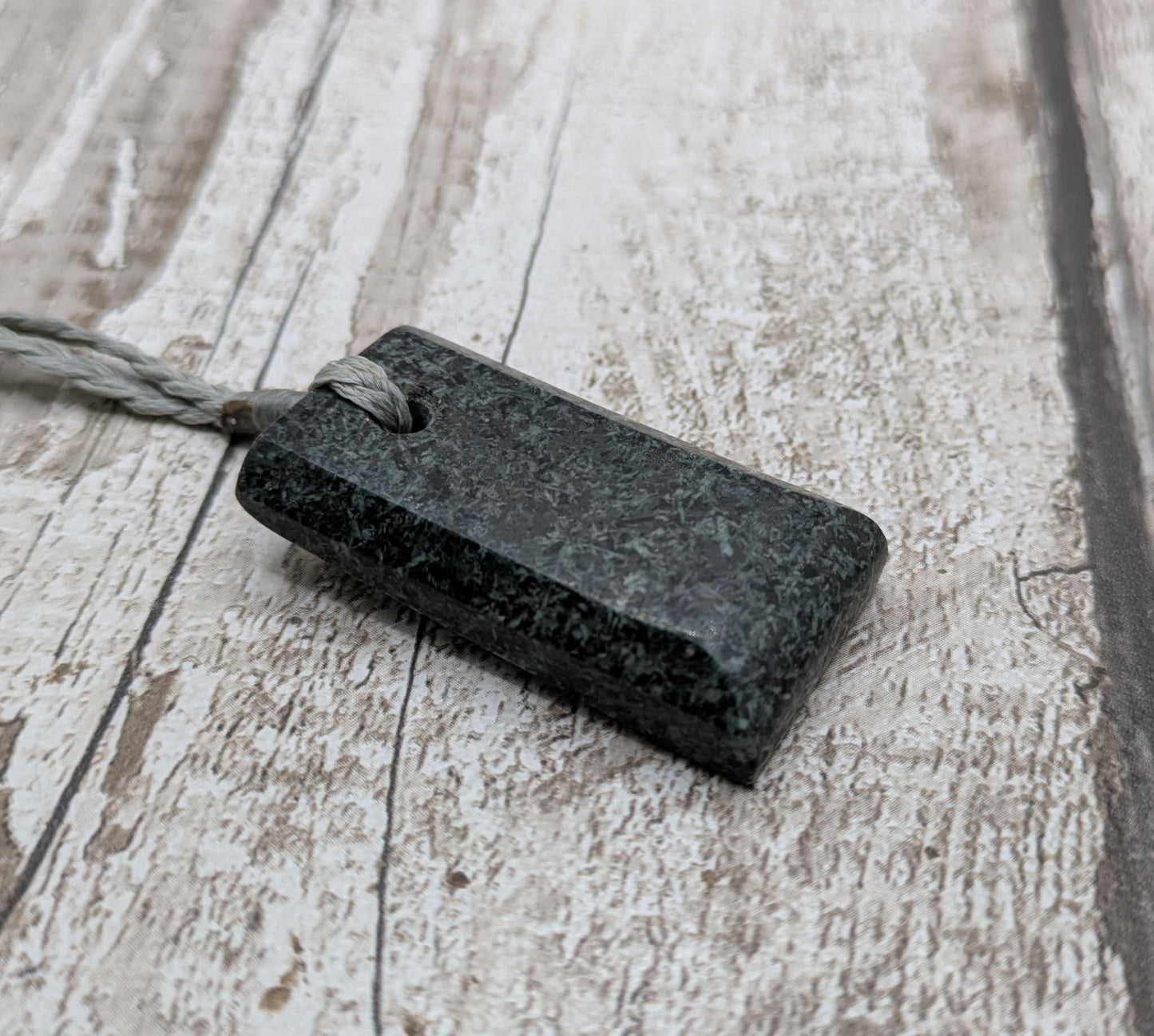 Preselli “Stonehenge” bluestone, Hei Toki adze styled pendant.