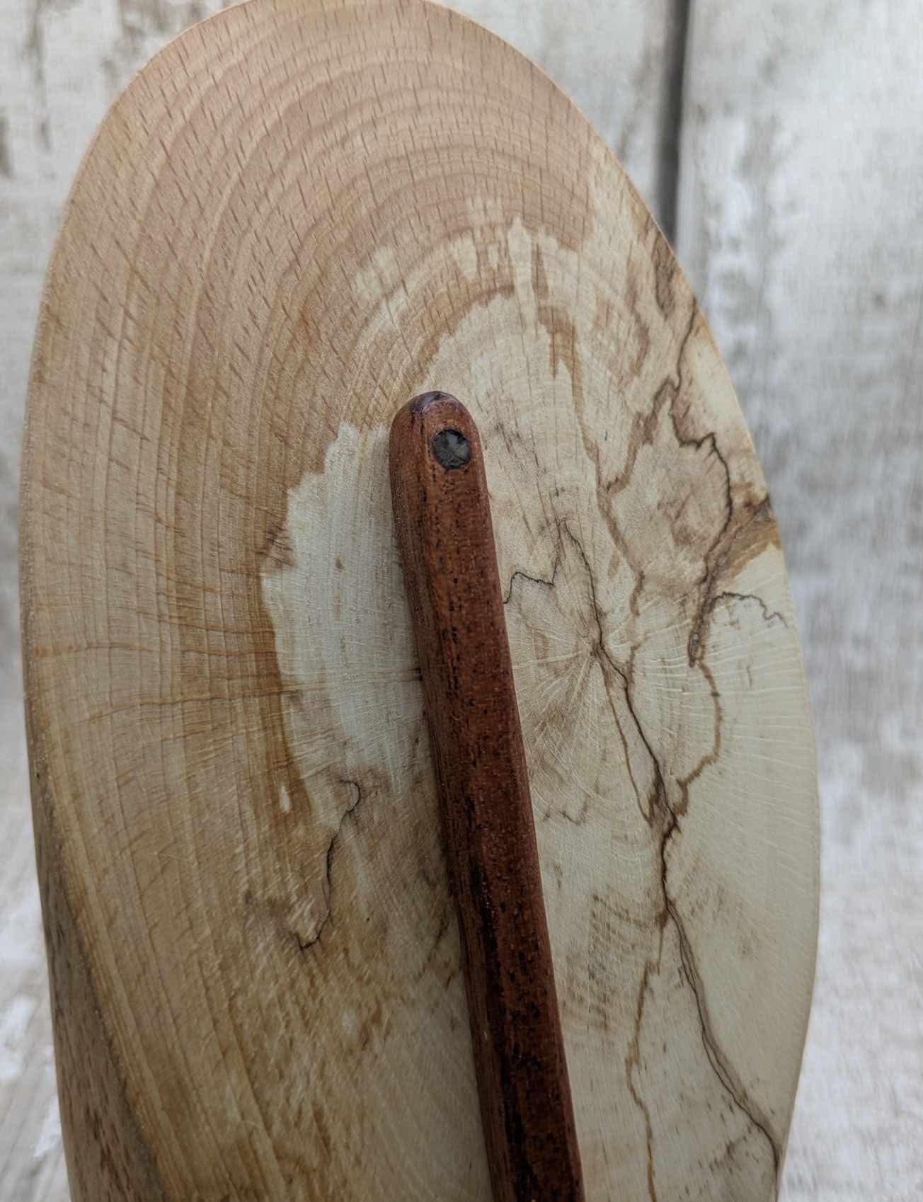 Sepele mahogany and Ethiopian Opal hair stick