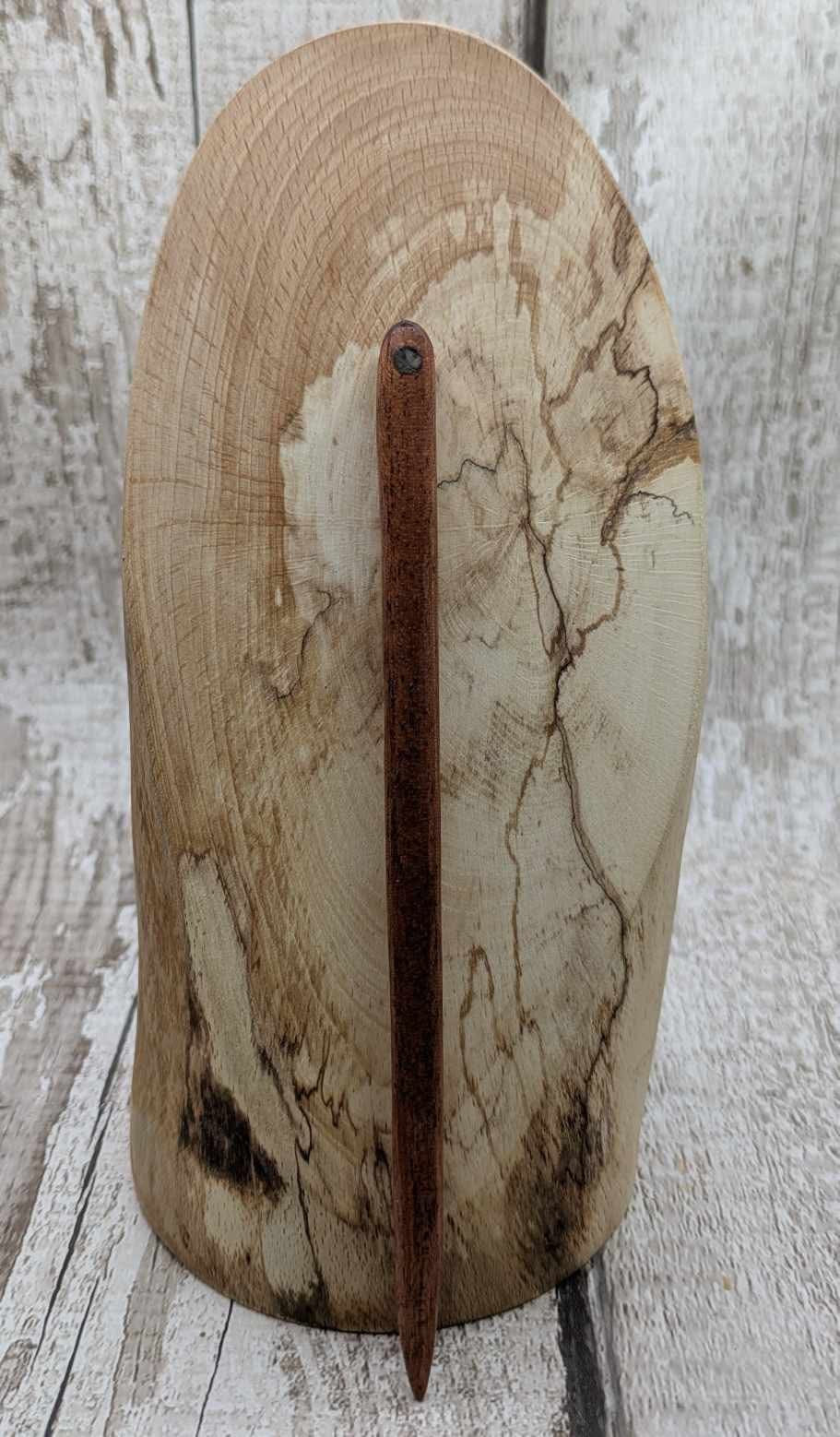 Sepele mahogany and Ethiopian Opal hair stick