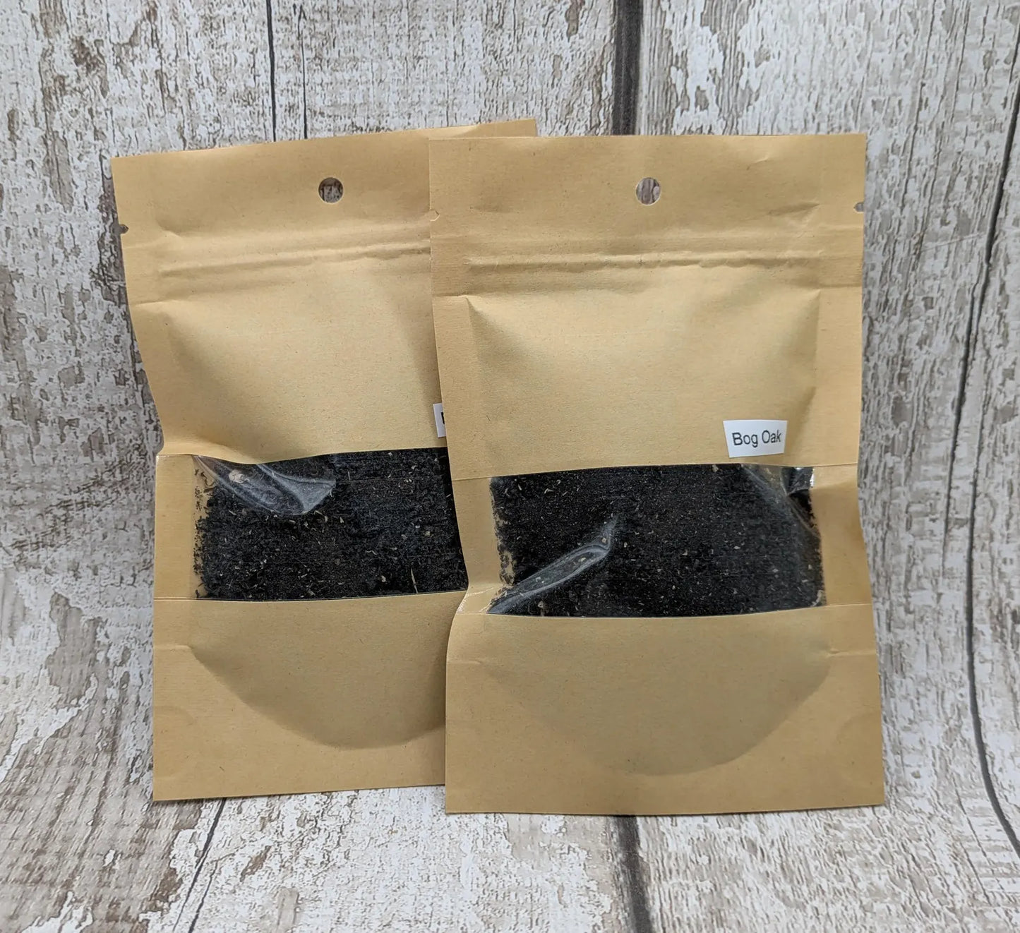 Fenland bog oak pouch.