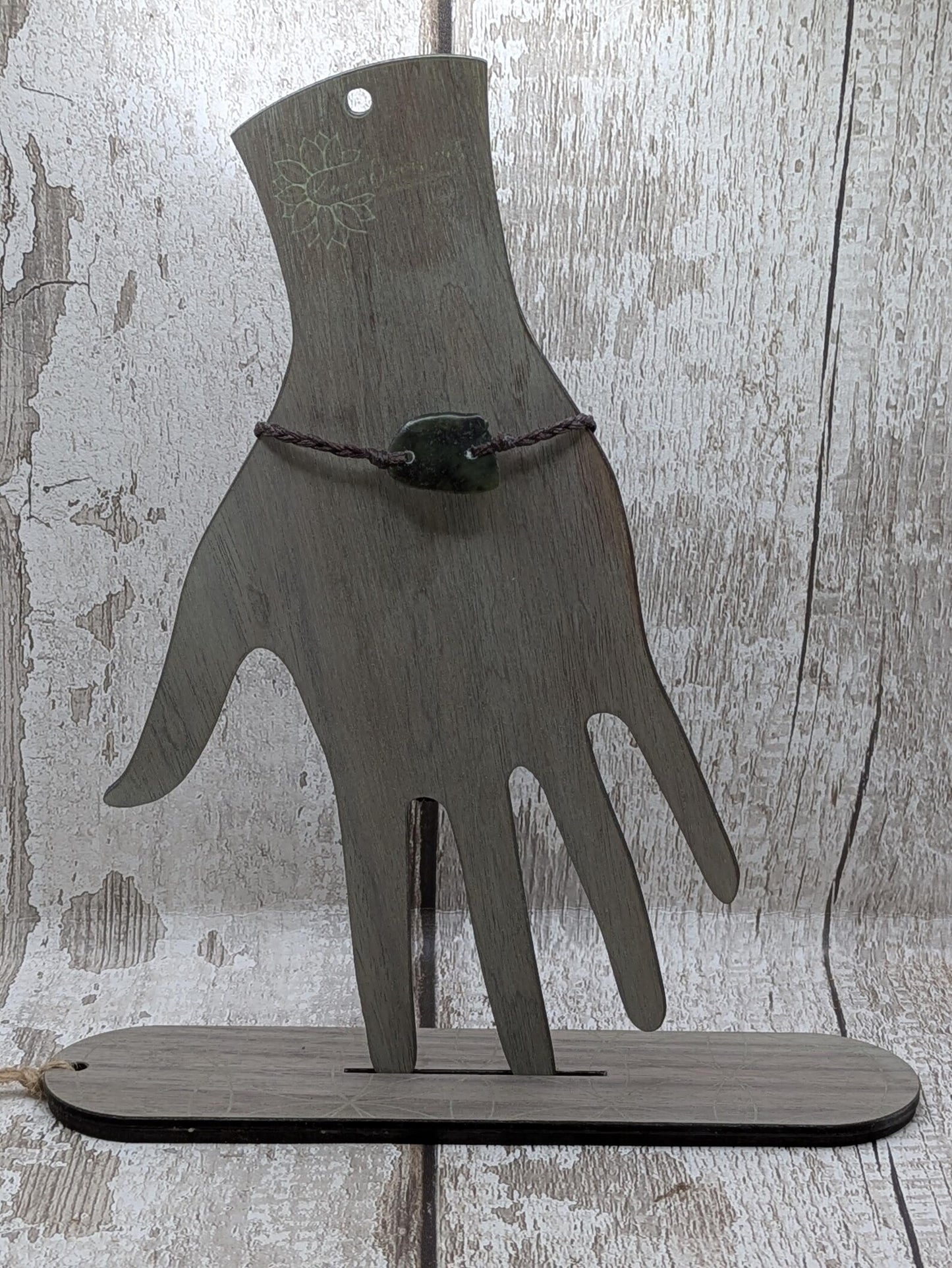 New Zealand pounamu greenstone jade connector bead bracelets.