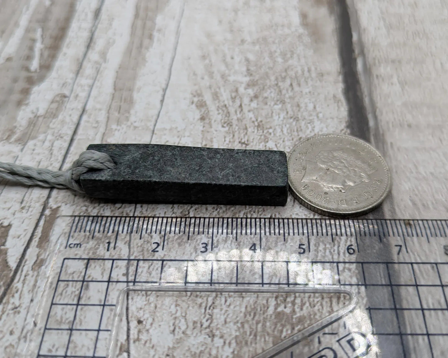 Made to order Preseli Bluestone Stonehenge Pendant with Live Edge - Sacred Stone Jewellery, Handcrafted simple Crystal Talisman.