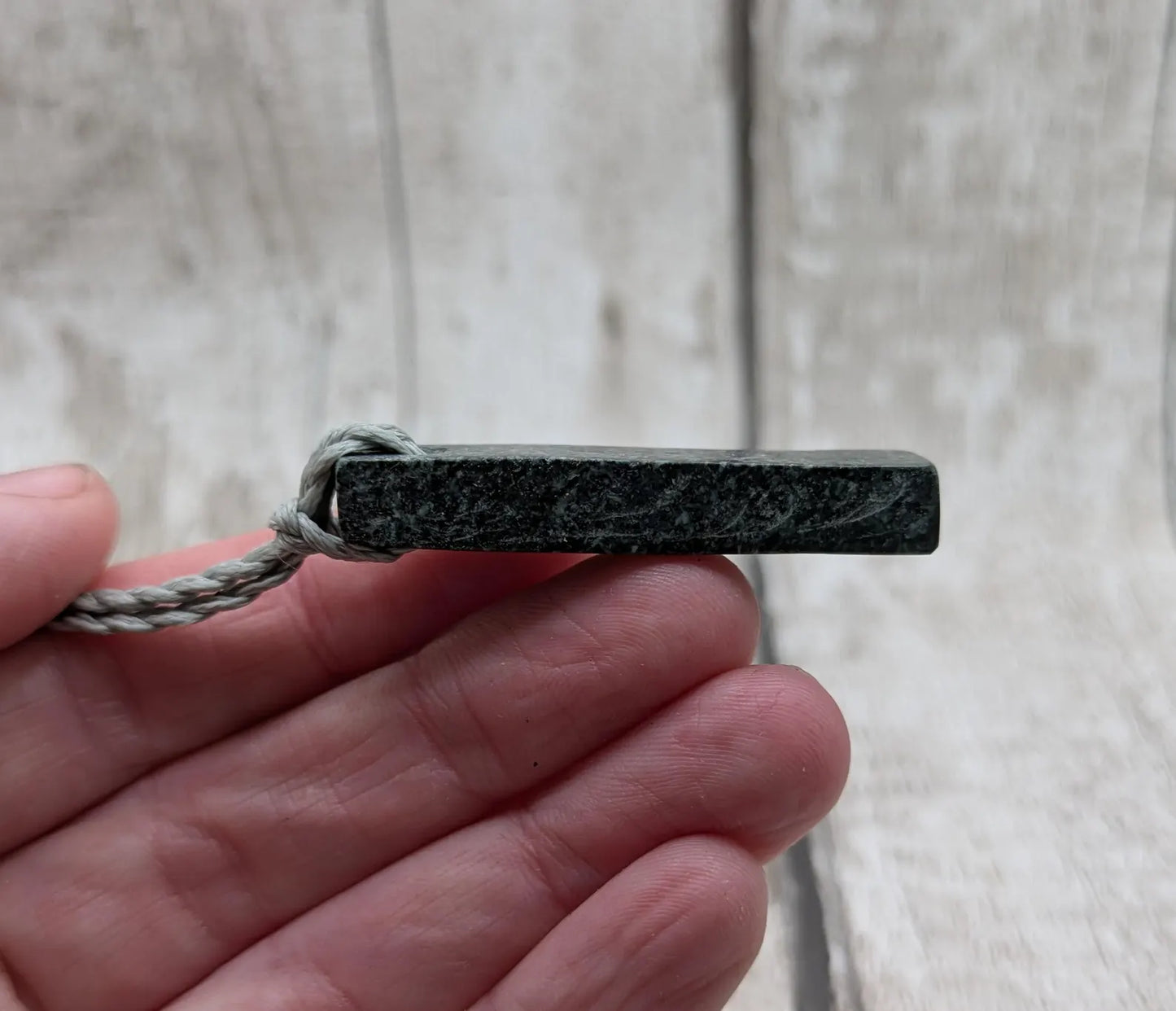 Made to order Preseli Bluestone Stonehenge Pendant with Live Edge - Sacred Stone Jewellery, Handcrafted simple Crystal Talisman.