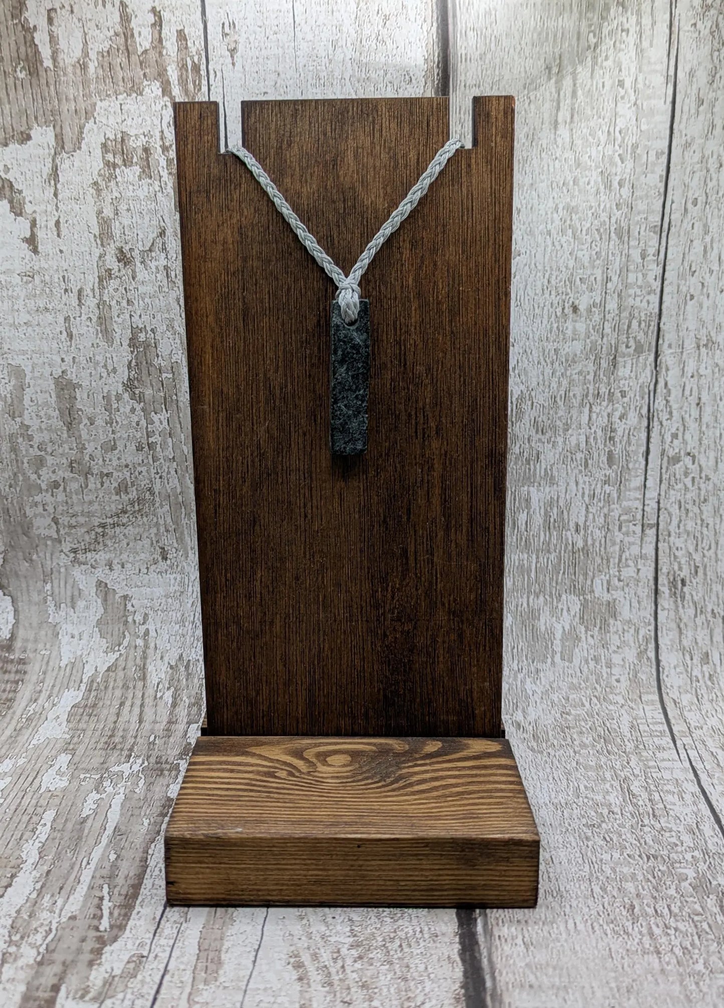 Made to order Preseli Bluestone Stonehenge Pendant with Live Edge - Sacred Stone Jewellery, Handcrafted simple Crystal Talisman.
