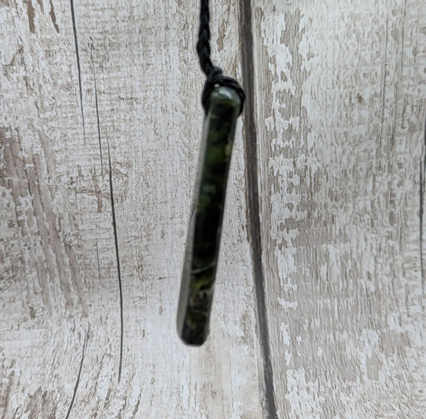 New Zealand Haast Pass Serpentine roimata pendant. Polished, Handcrafted Aotearoa Necklace, Spiritual & Cultural Jewellery.