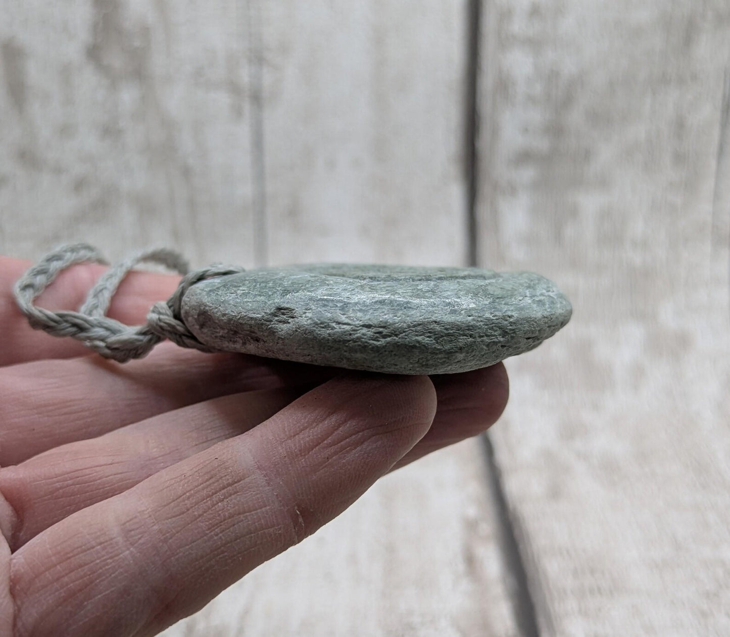 New Zealand pounamu Jade pebble pendant with Koru spiral - Raw + Polished, Handcrafted Aotearoa Necklace, Spiritual & Cultural Jewellery.