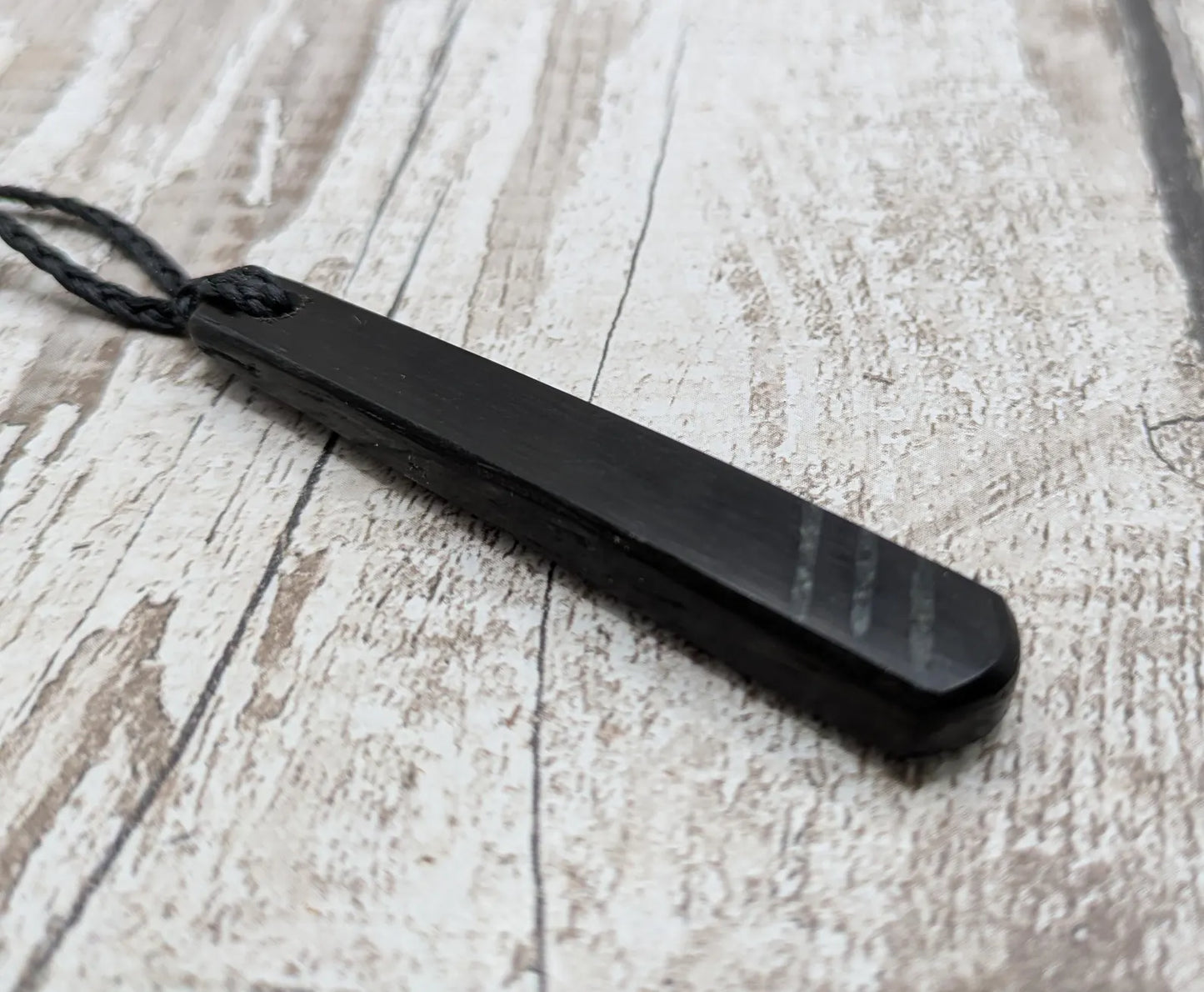 fenland bog oak with NZ aotea inlay